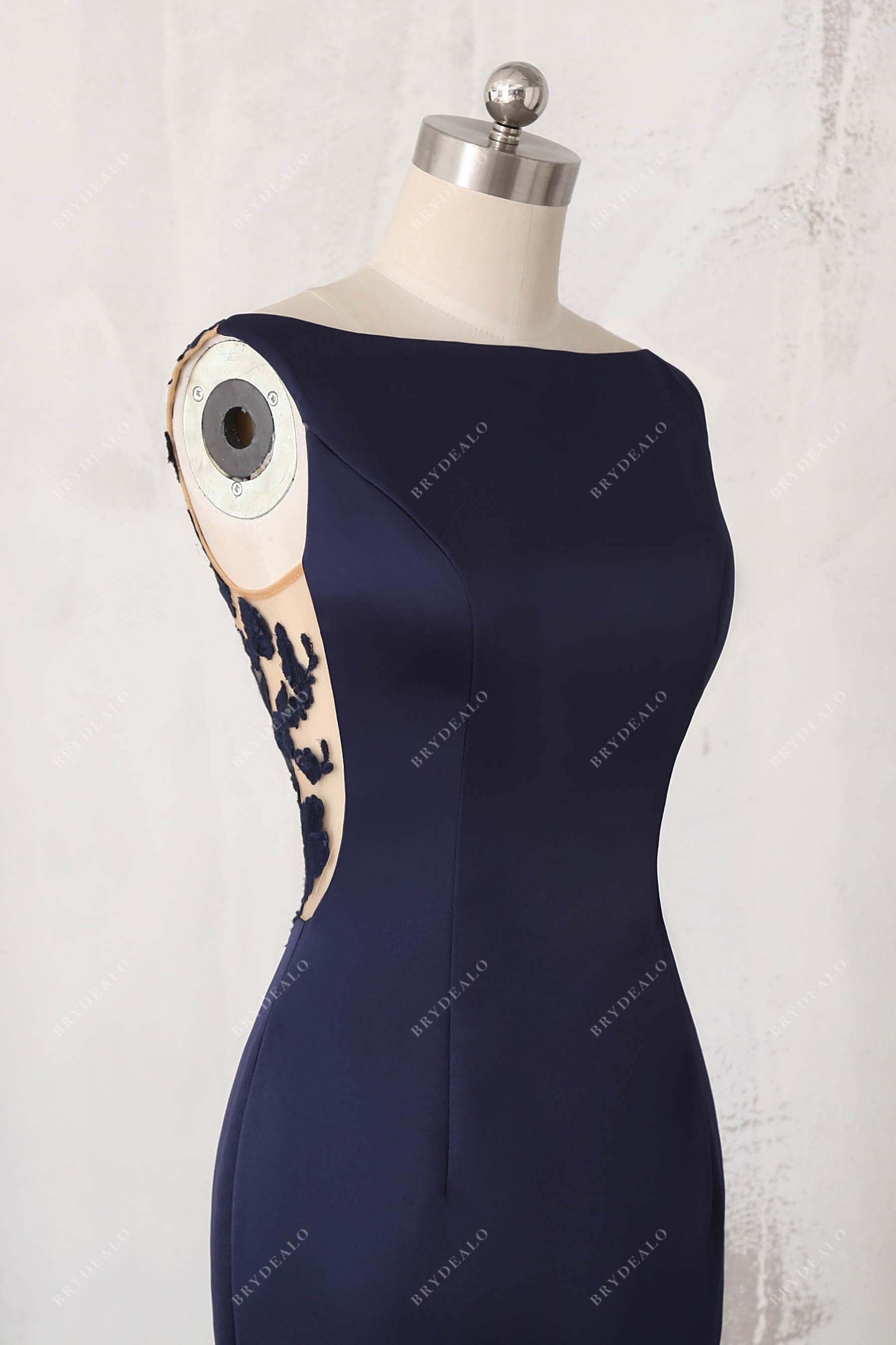 illusion cutout dress