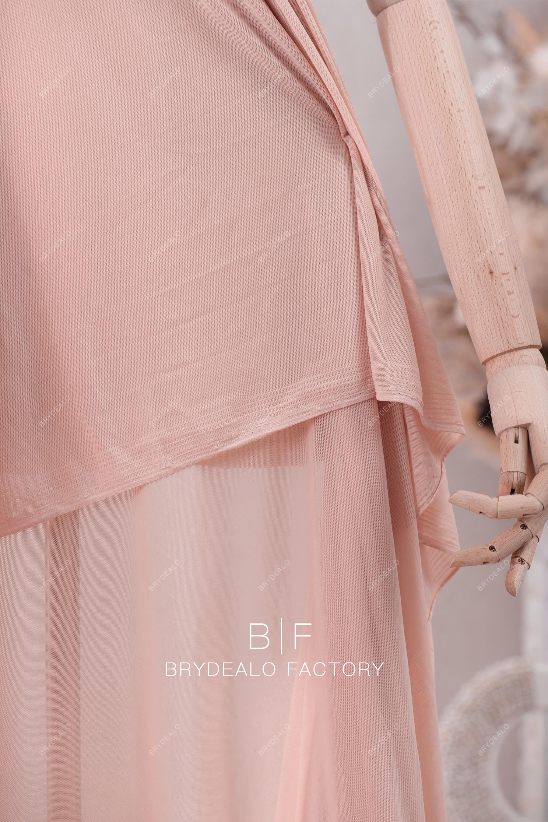 illusion jersey tulle fabric