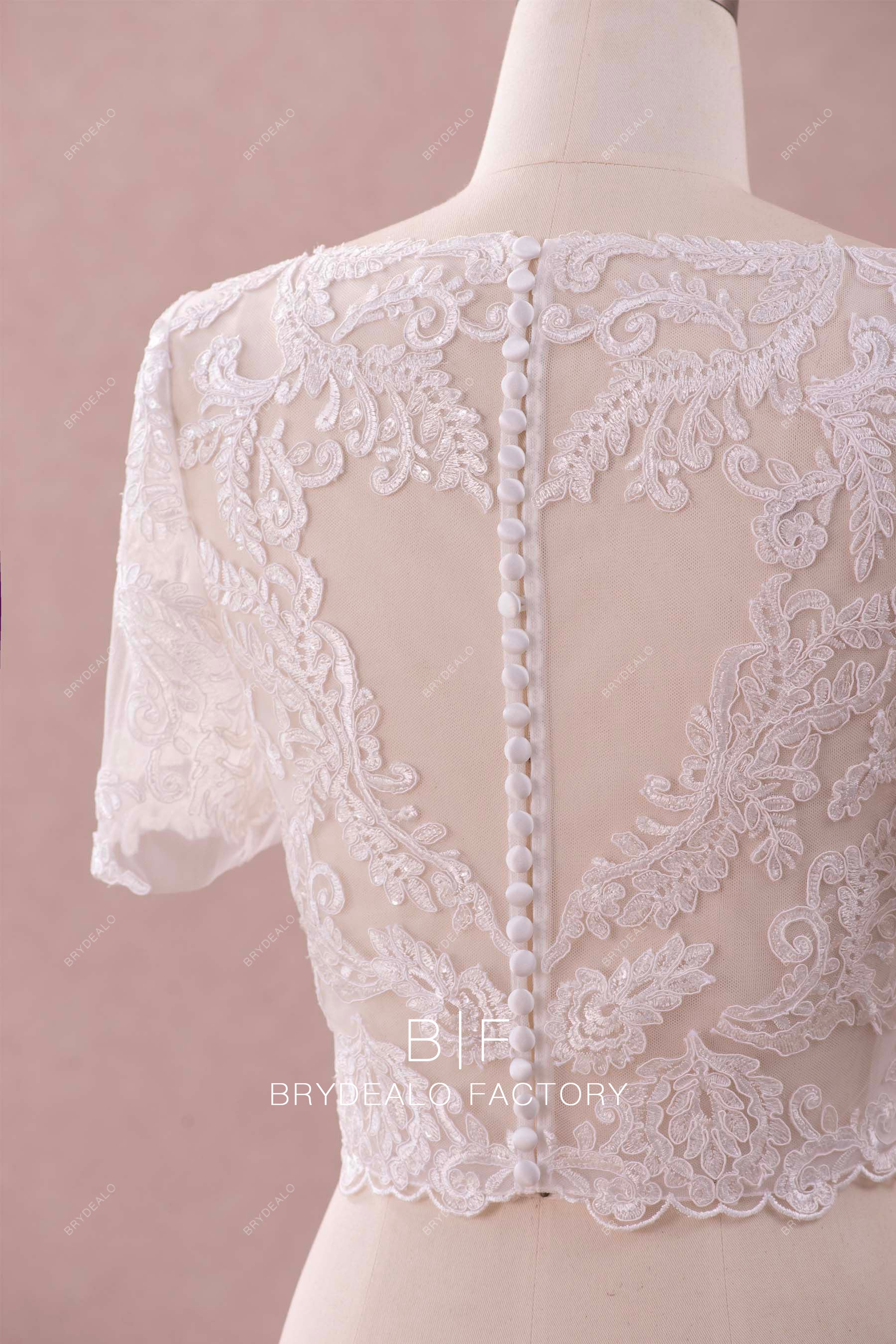 illusion sweetheart lace