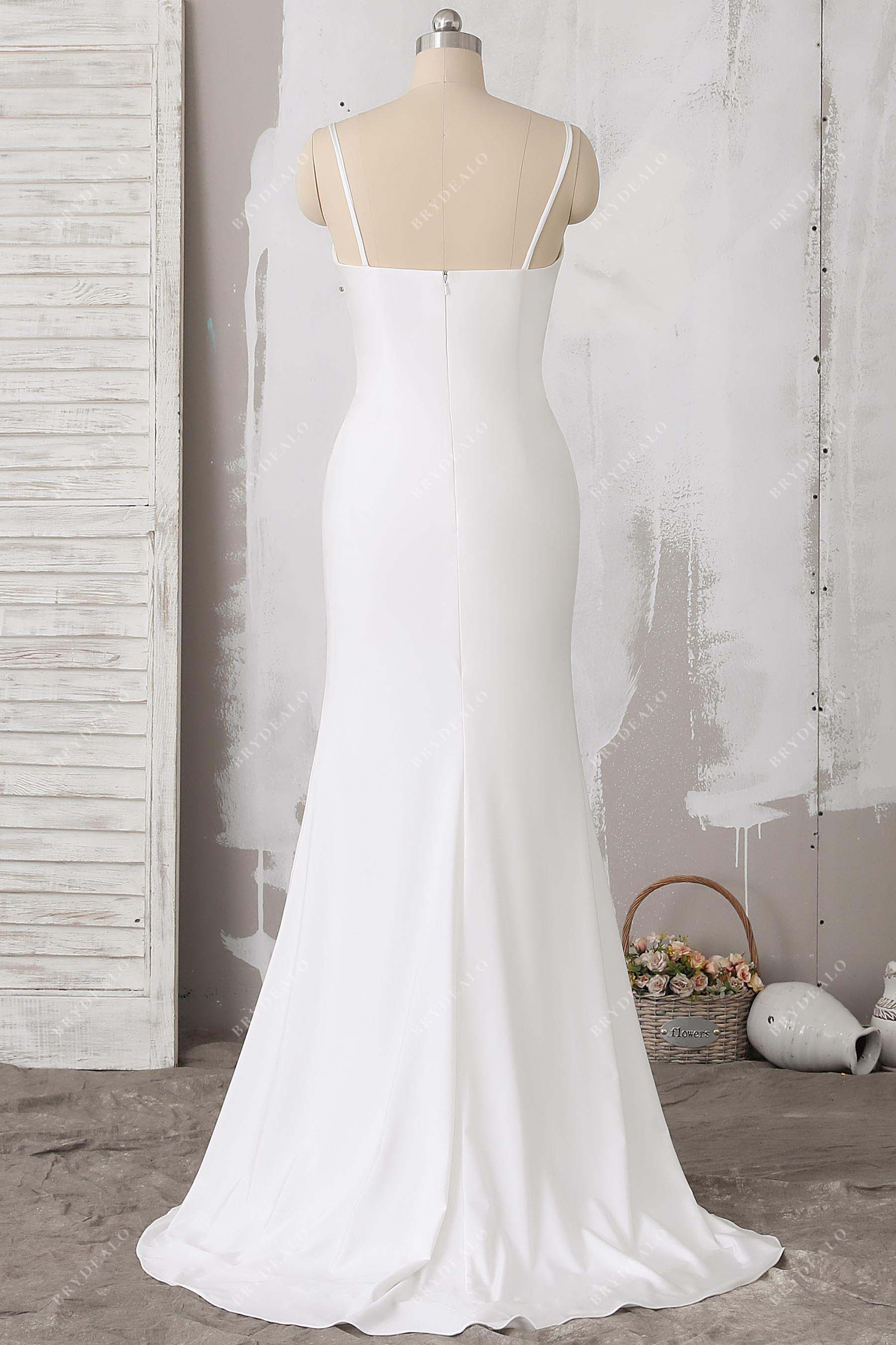 ivory jersey gown