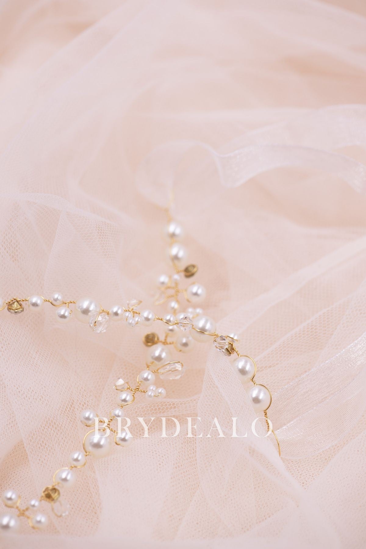 Pearls Rhinestones Bridal Headpiece
