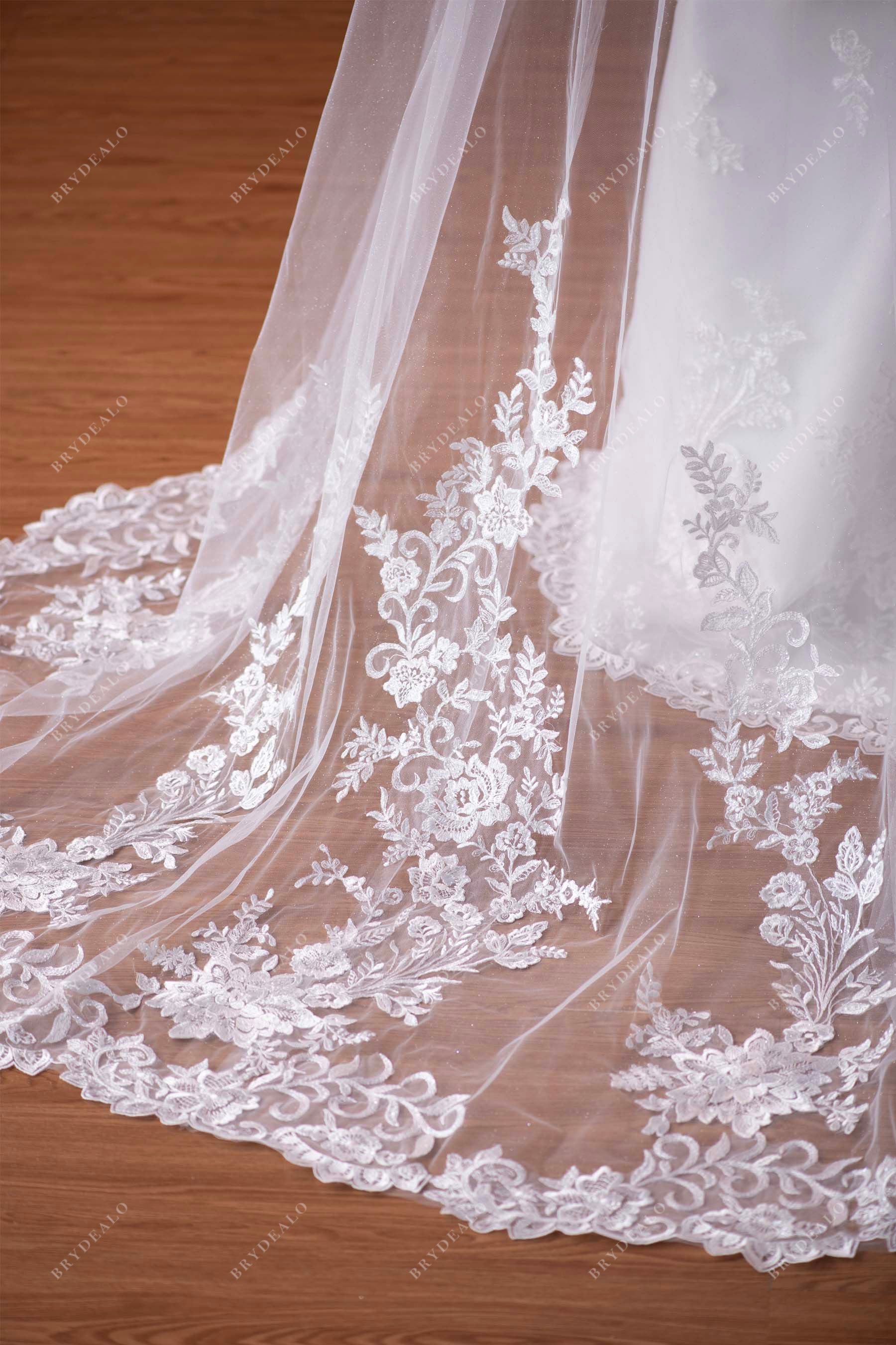 lace shimmery tulle 