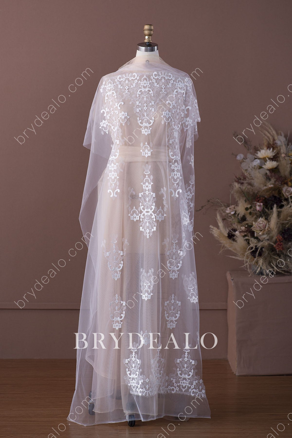 Lovely Geometric Designer Lace Fabric