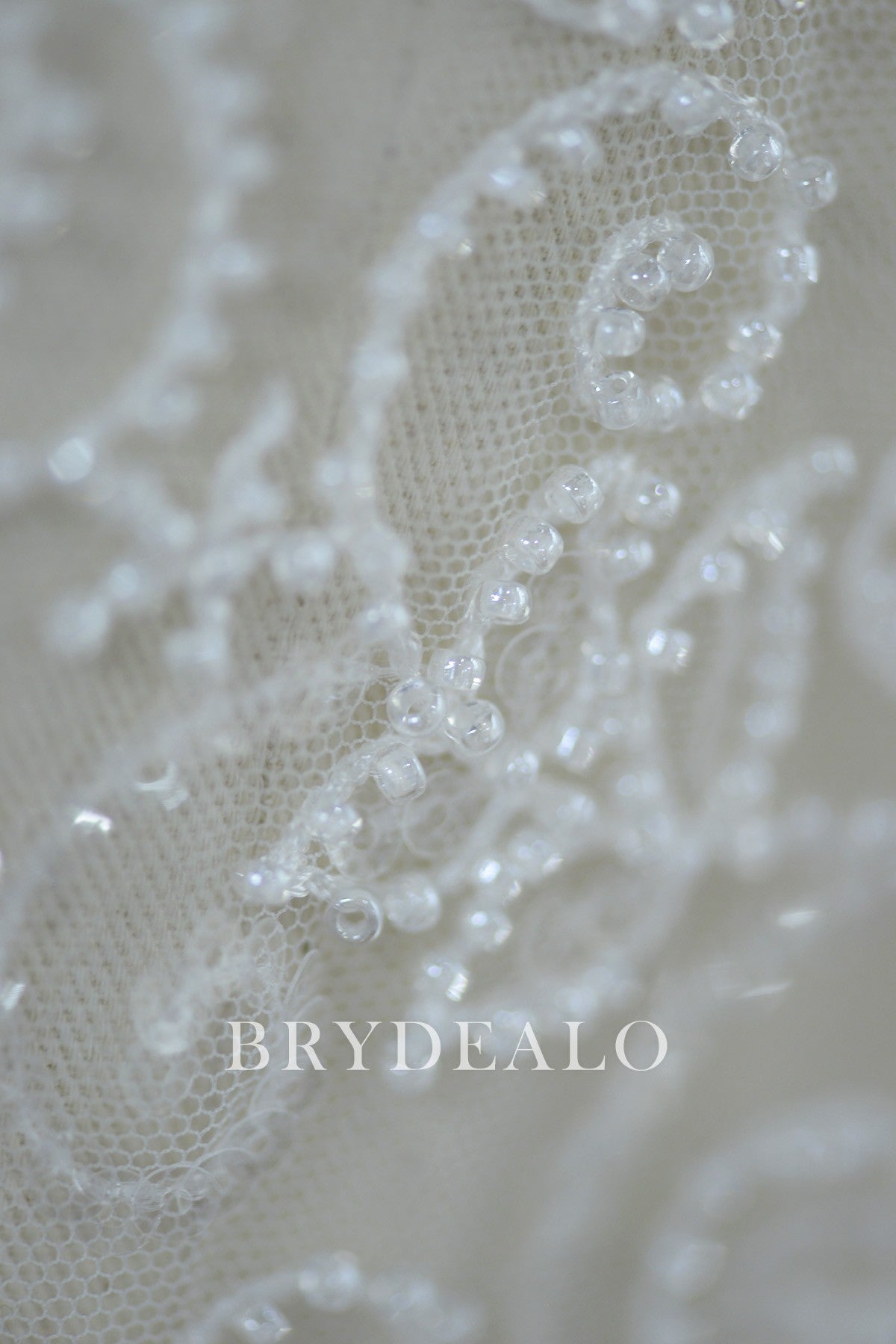 Nice Beaded Symmetrical Abstract Lace Fabric online