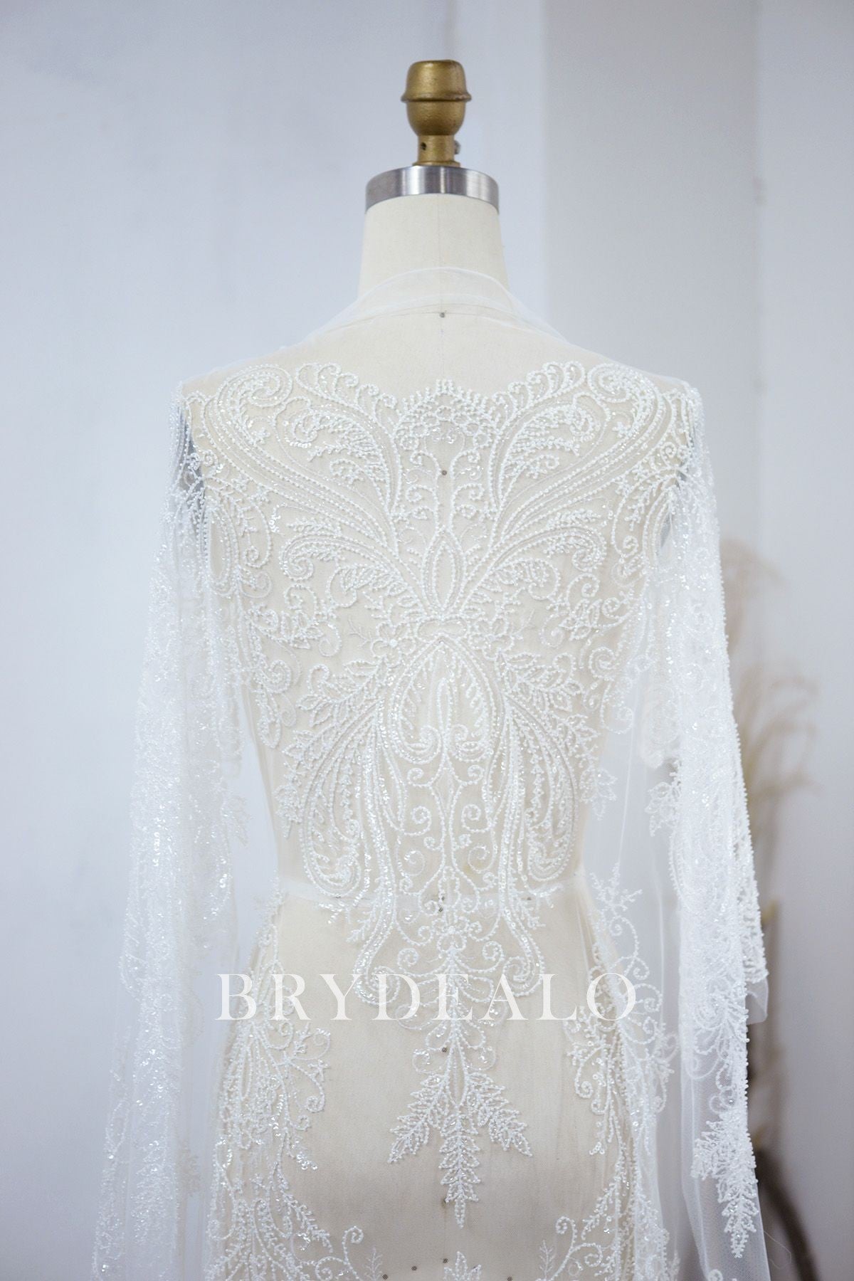 Nice Beaded Symmetrical Abstract Lace