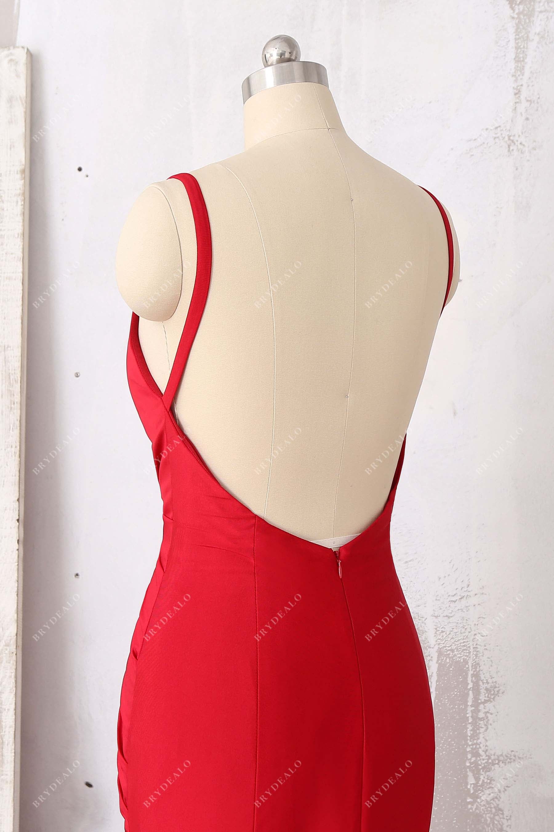 open back dress