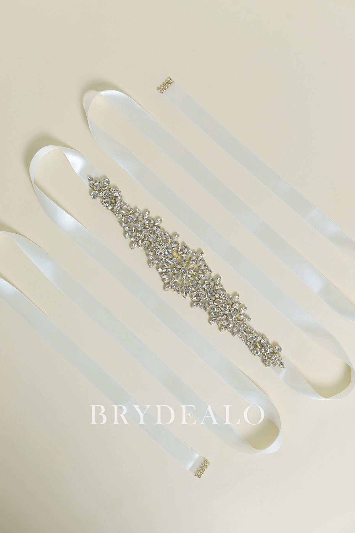 Wholesale Rhinestones Gold Beaded Bridal Sash