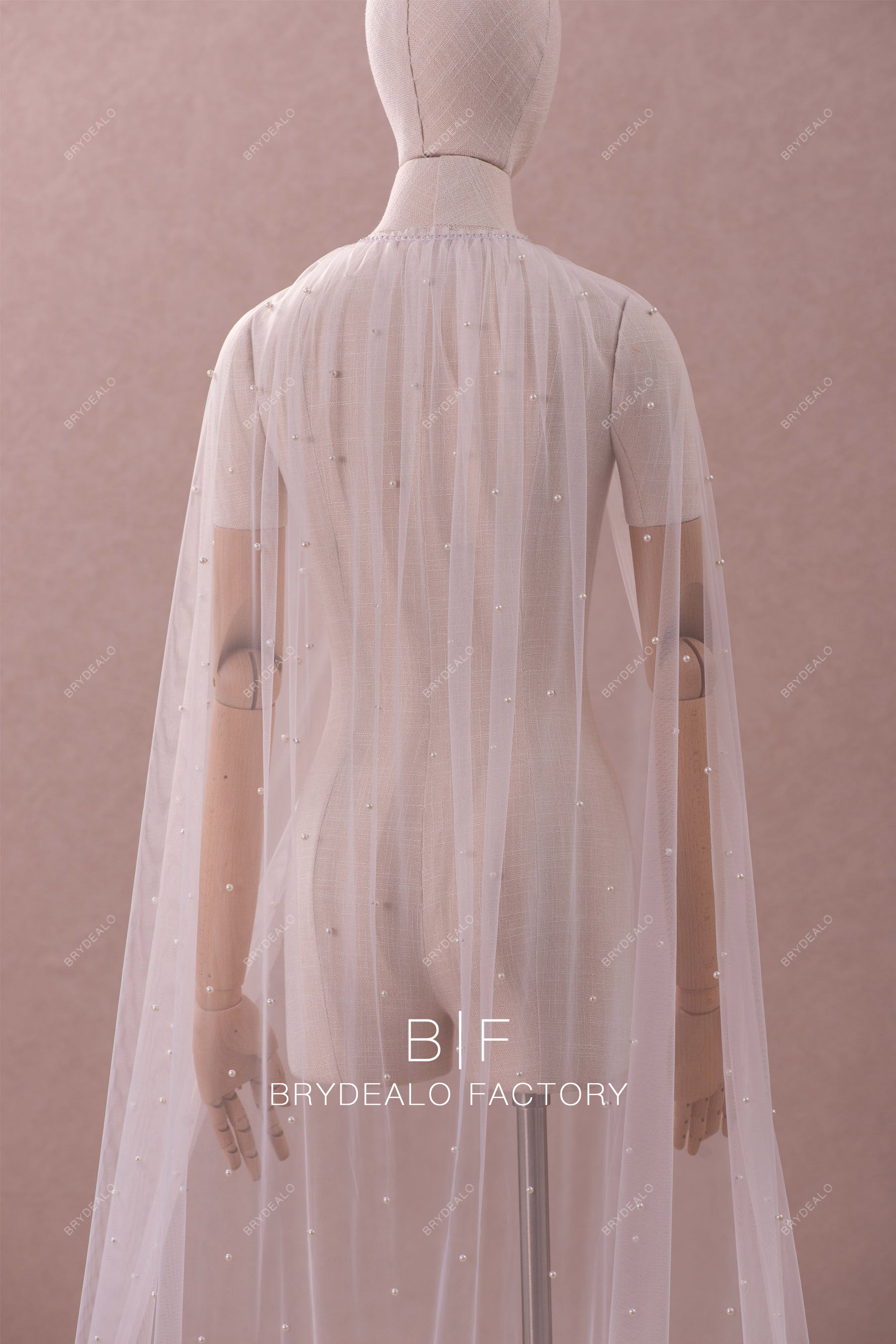 pearl cape veil