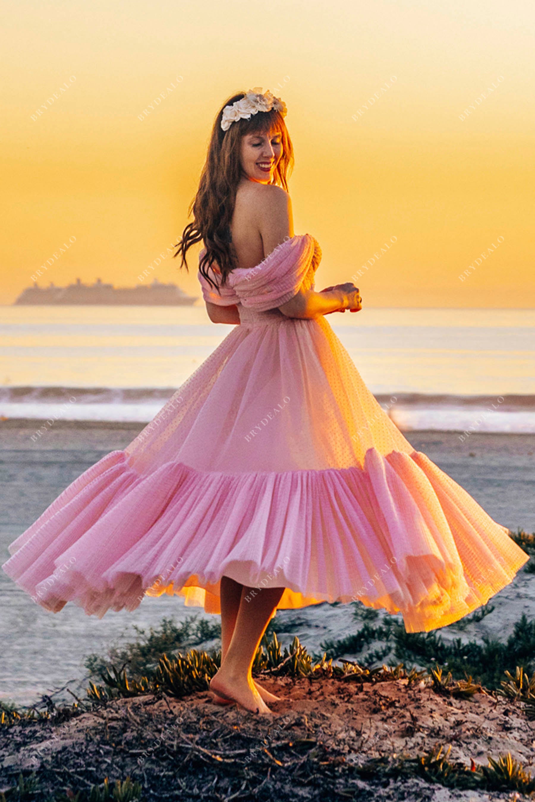 Talia off shoulder formal gown