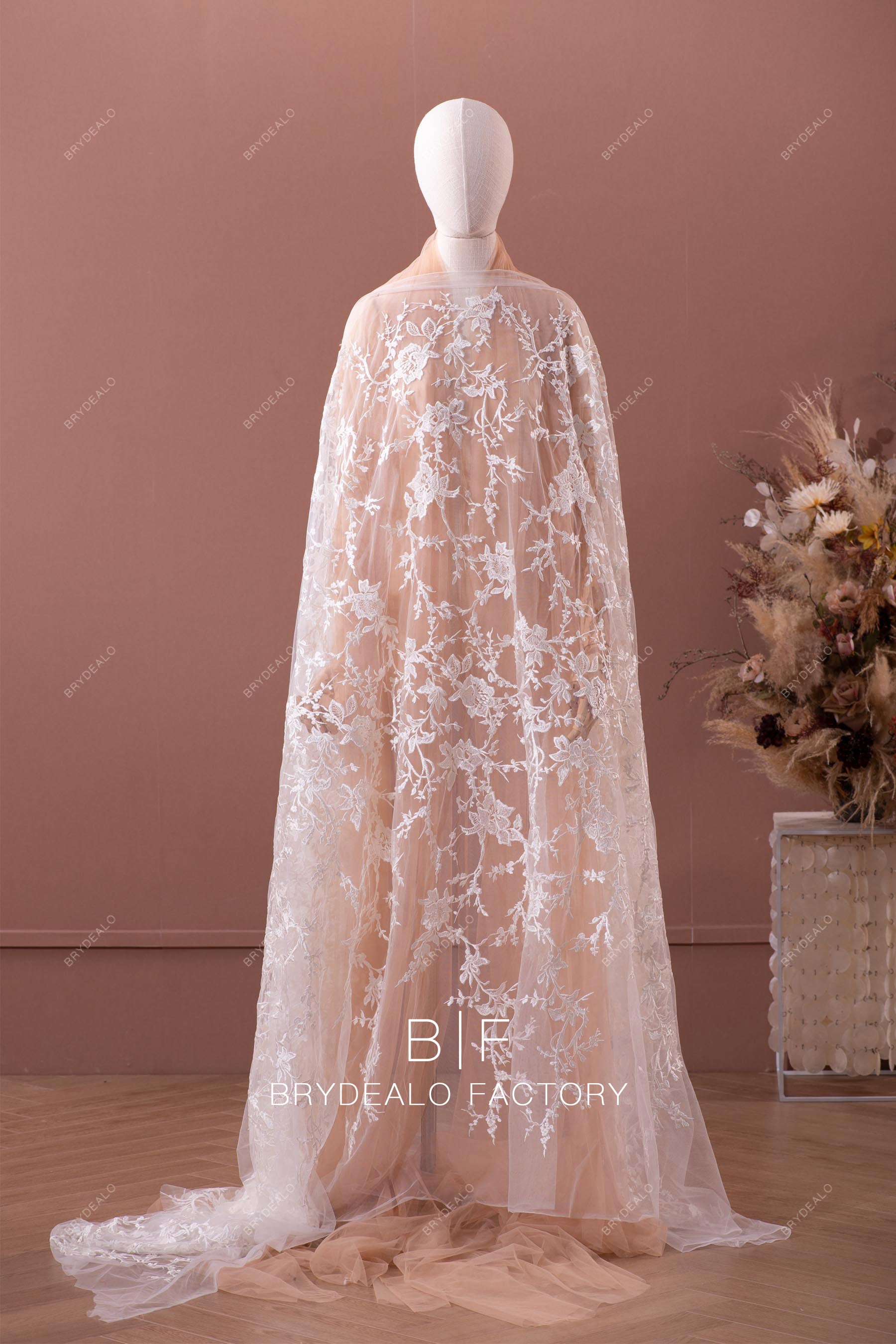Wholesale Plant Embroidery Lace Fabric Wholesale Plant Embroidery Lace Fabric
