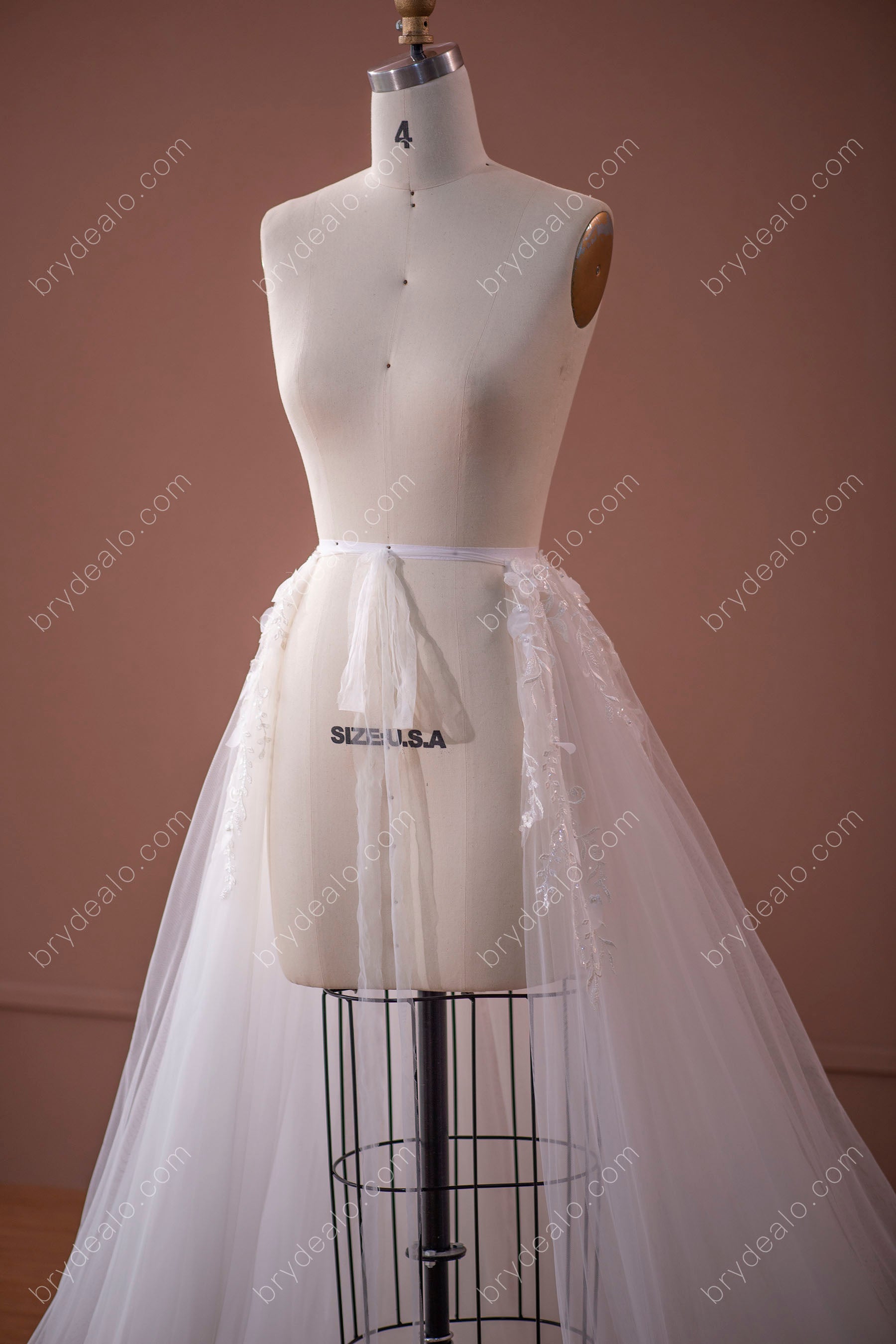 romantic flower lace overskirt