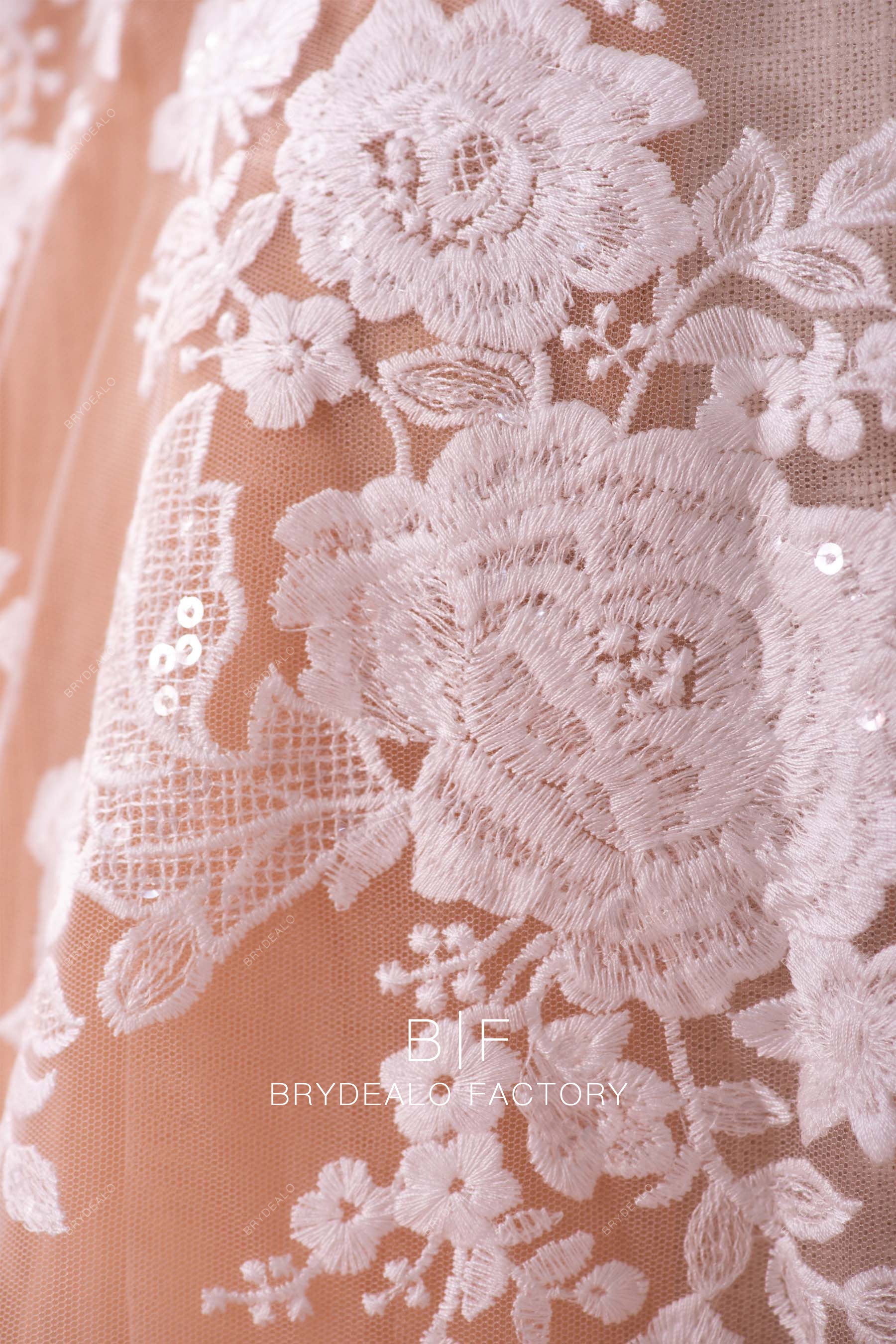 romantic sequin lace