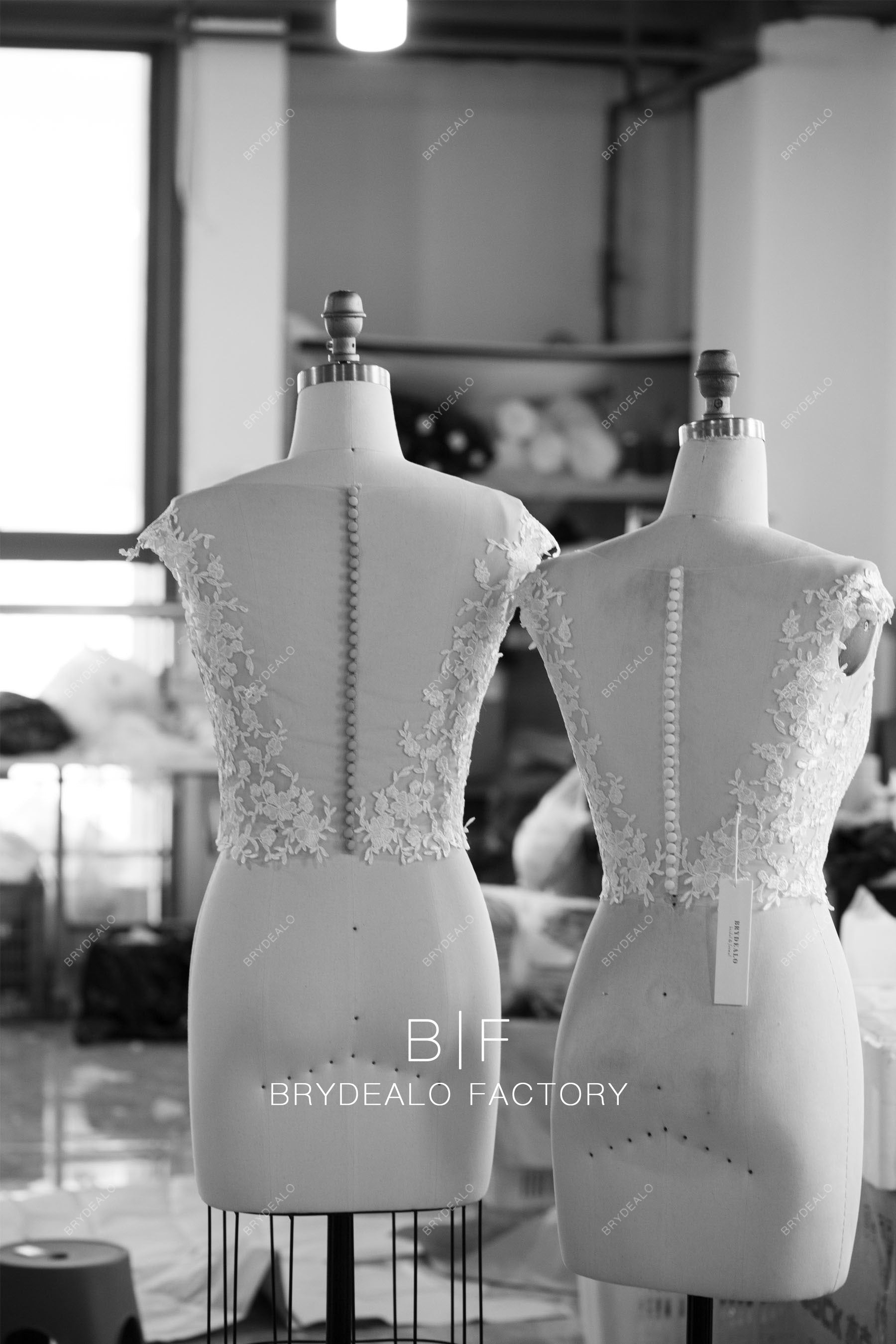 sheer buttoned back lace bridal crop top