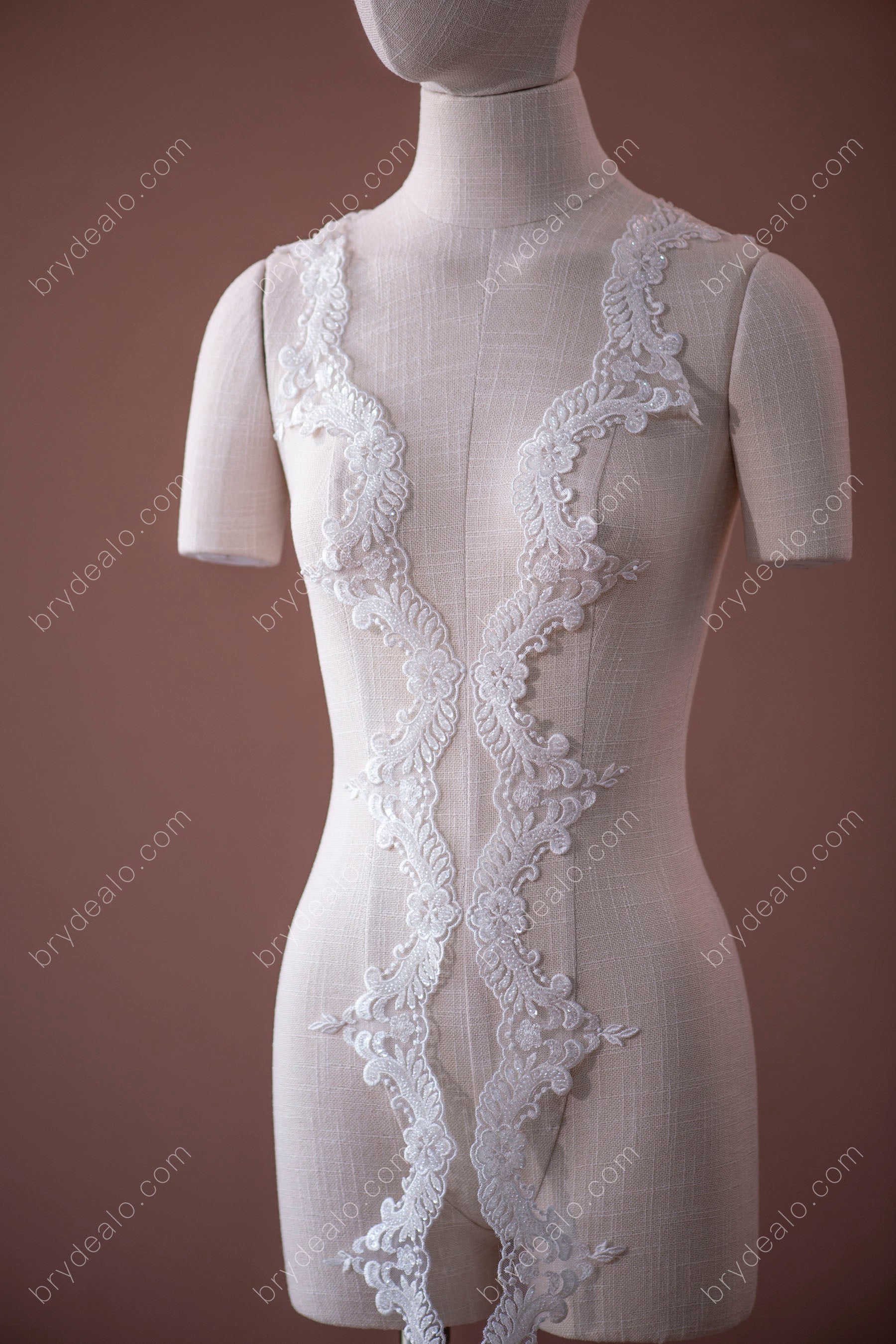 Best Shimmery Beaded Lace Trim for Wholesale