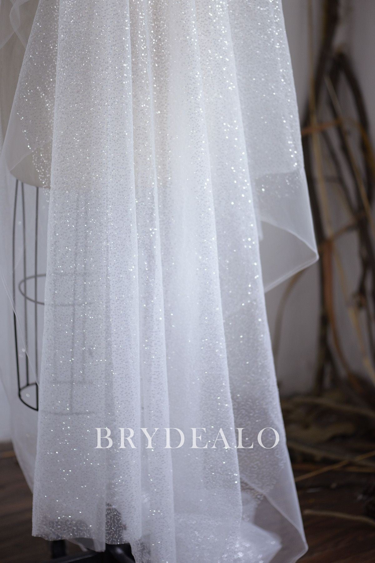 Wholesale Shiny Bridal Sequin Apparel