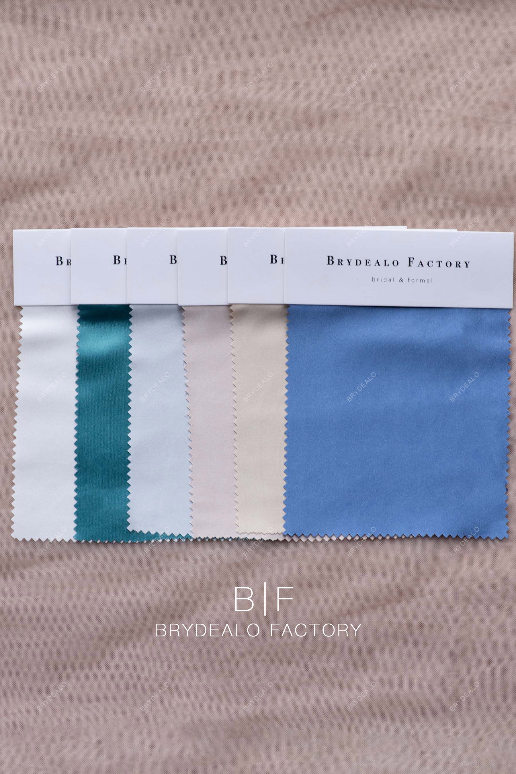 silky charmeuse satin fabric swatch