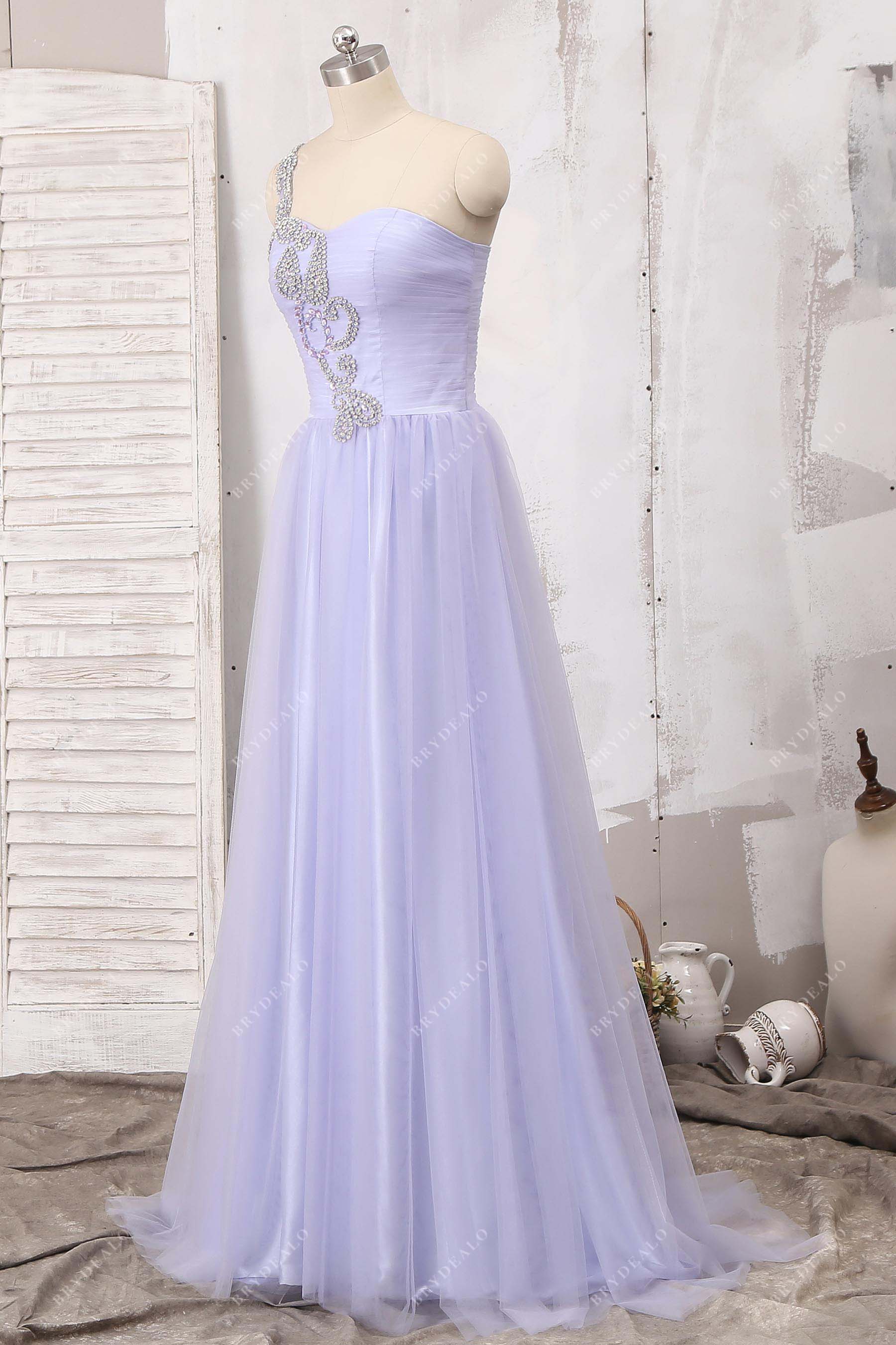 sleeveless A-line dress