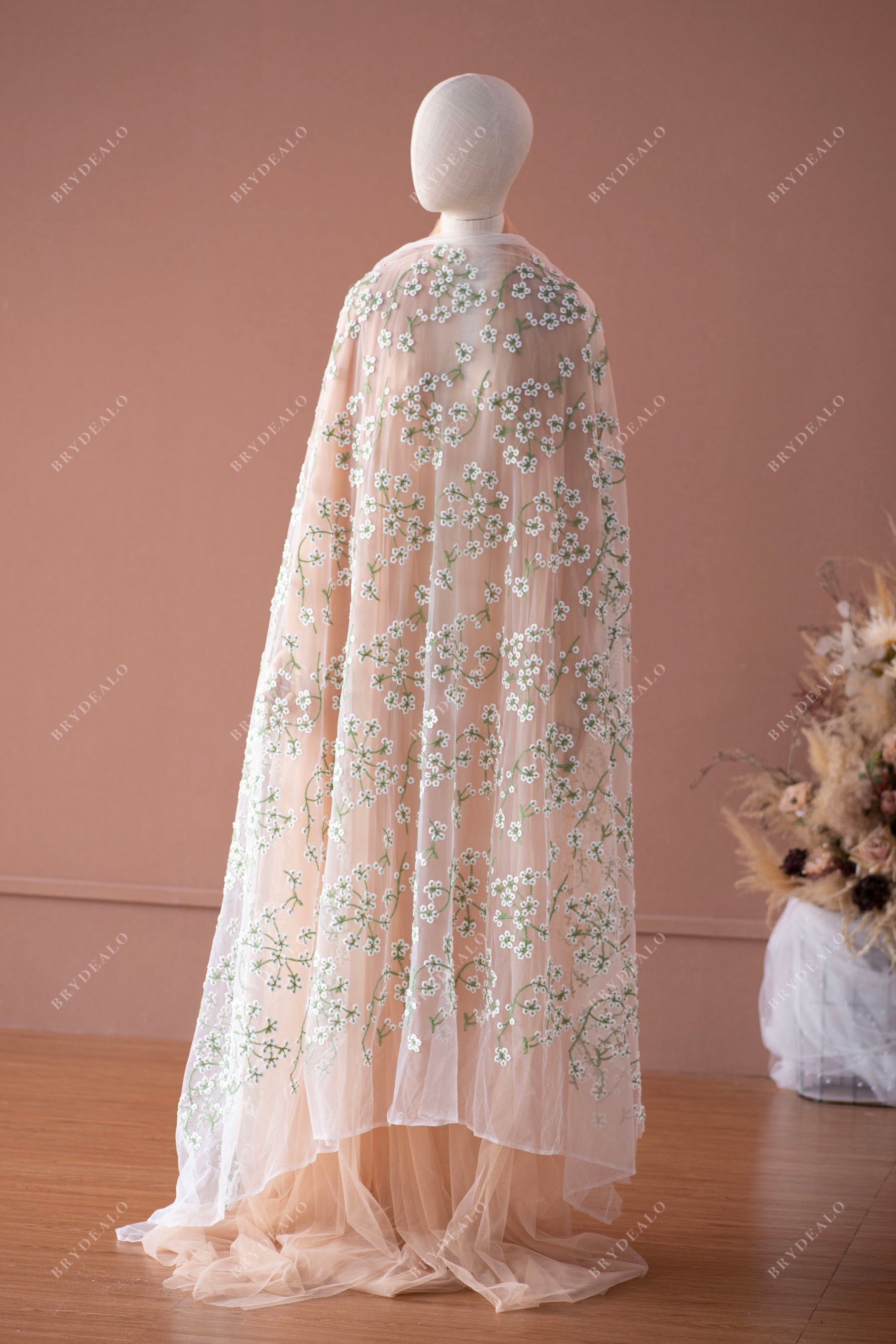 wholesale small flower lace fabric