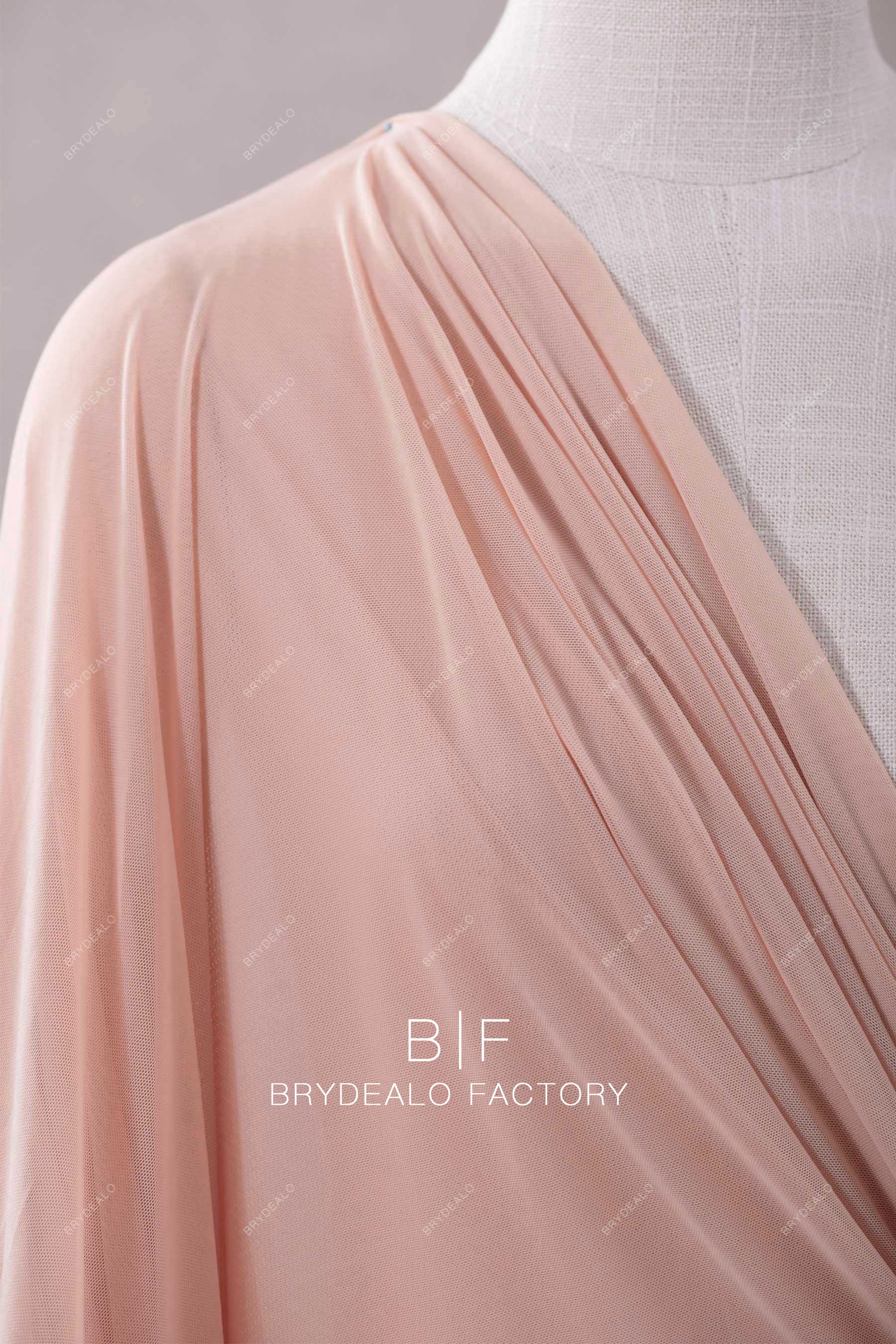 soft illusion jersey tulle fabric