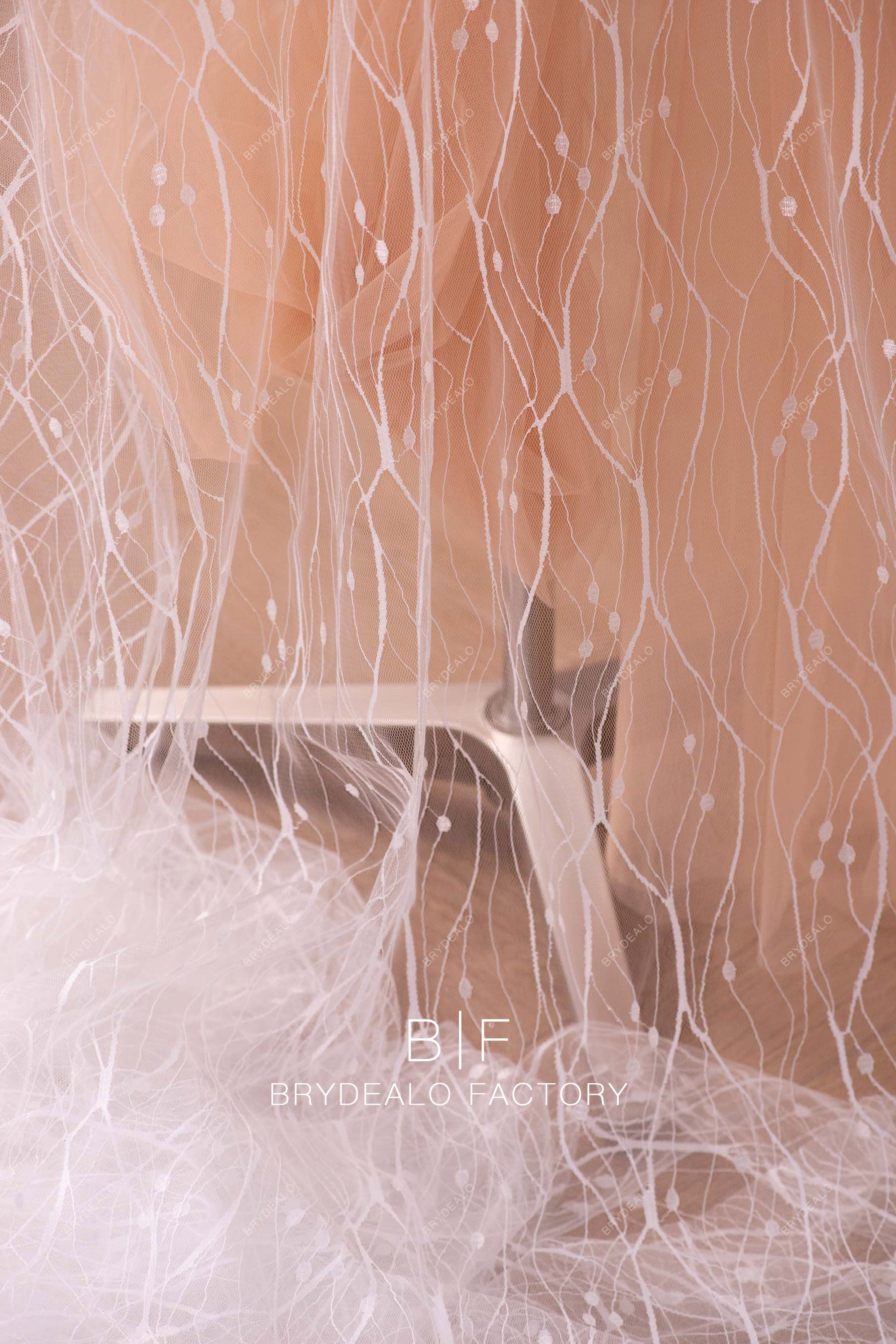 soft wave motif lace
