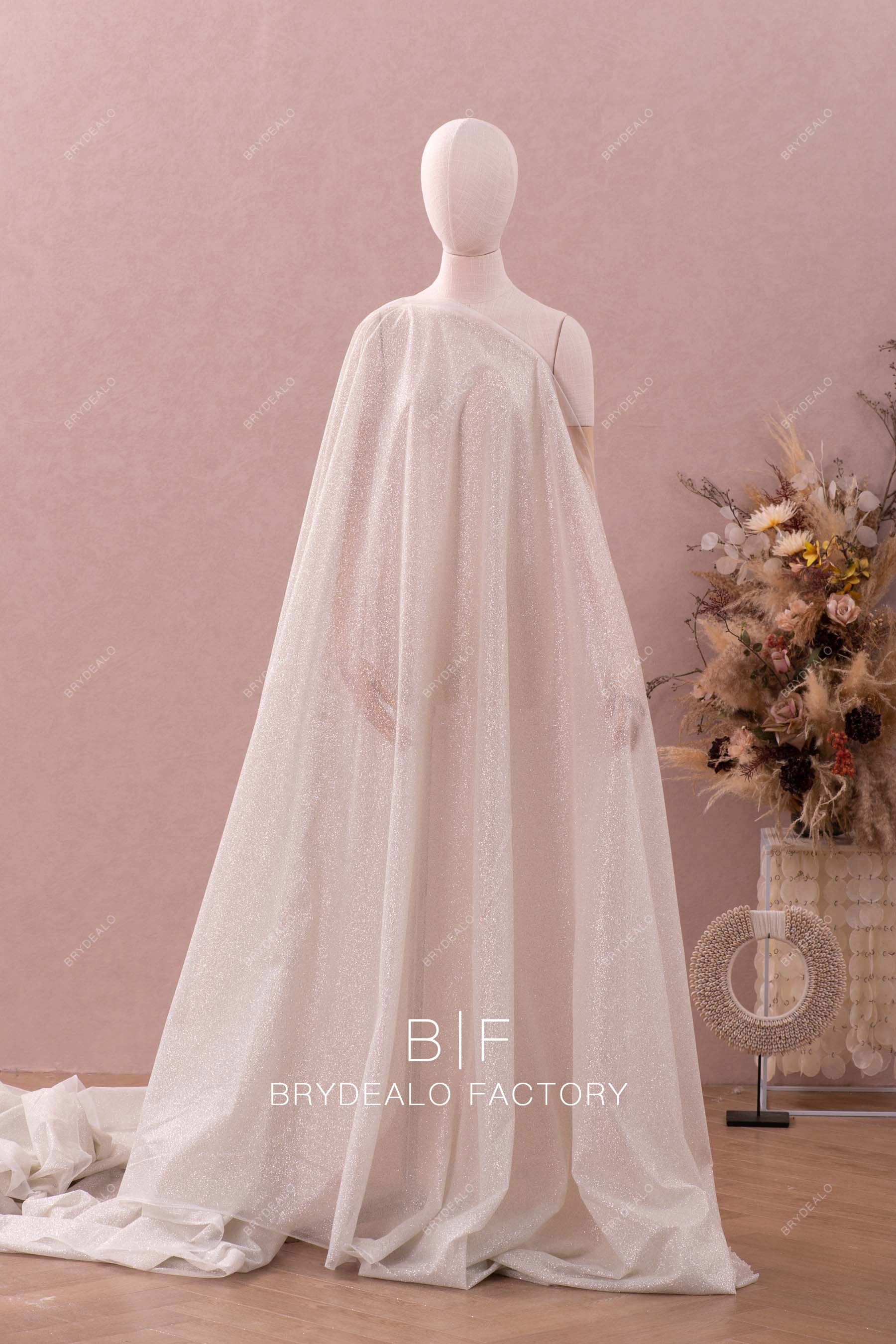 sparkly glitter tulle fabric