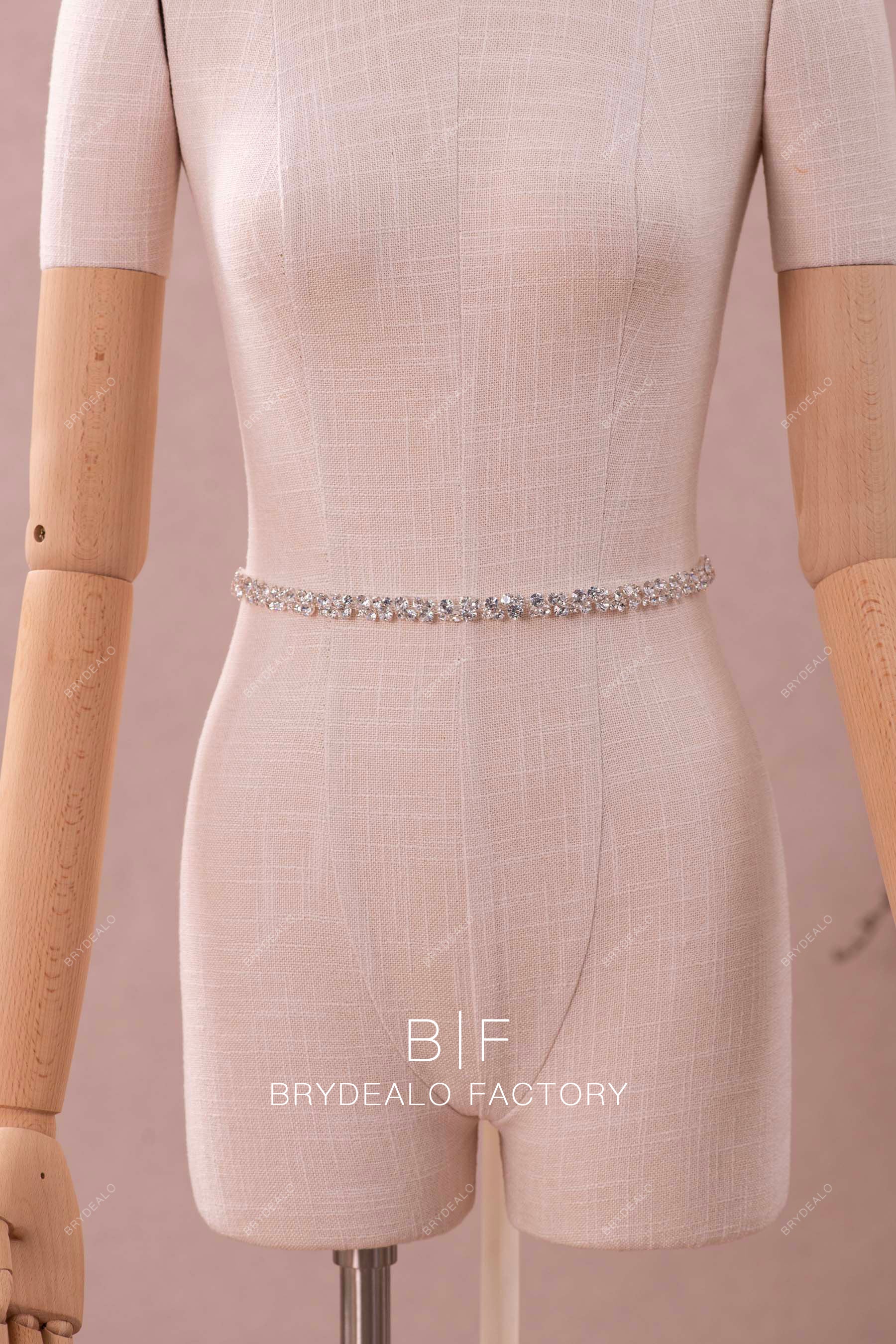sparkly rhinestone bridal belt