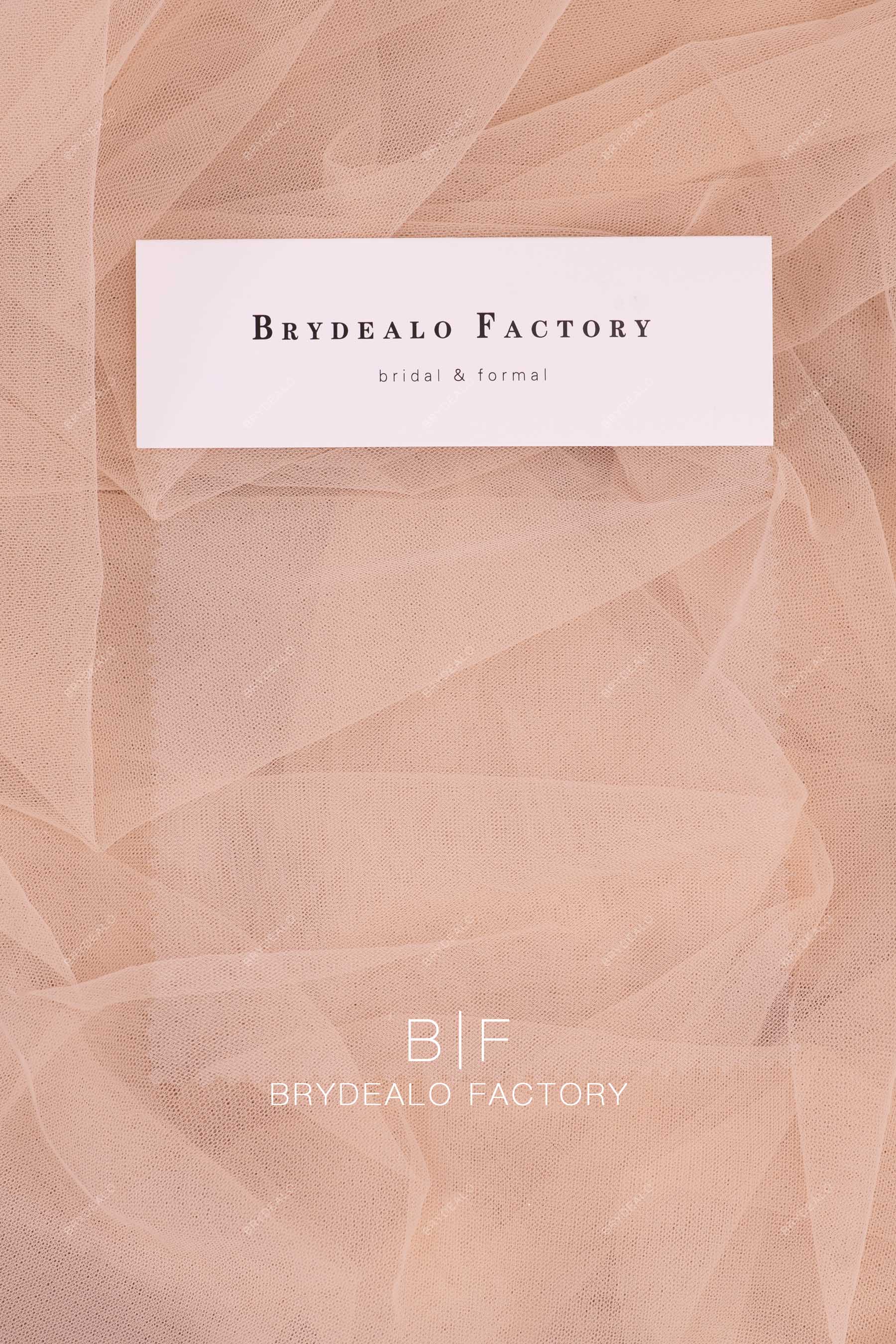 stiff veil tulle fabric swatch
