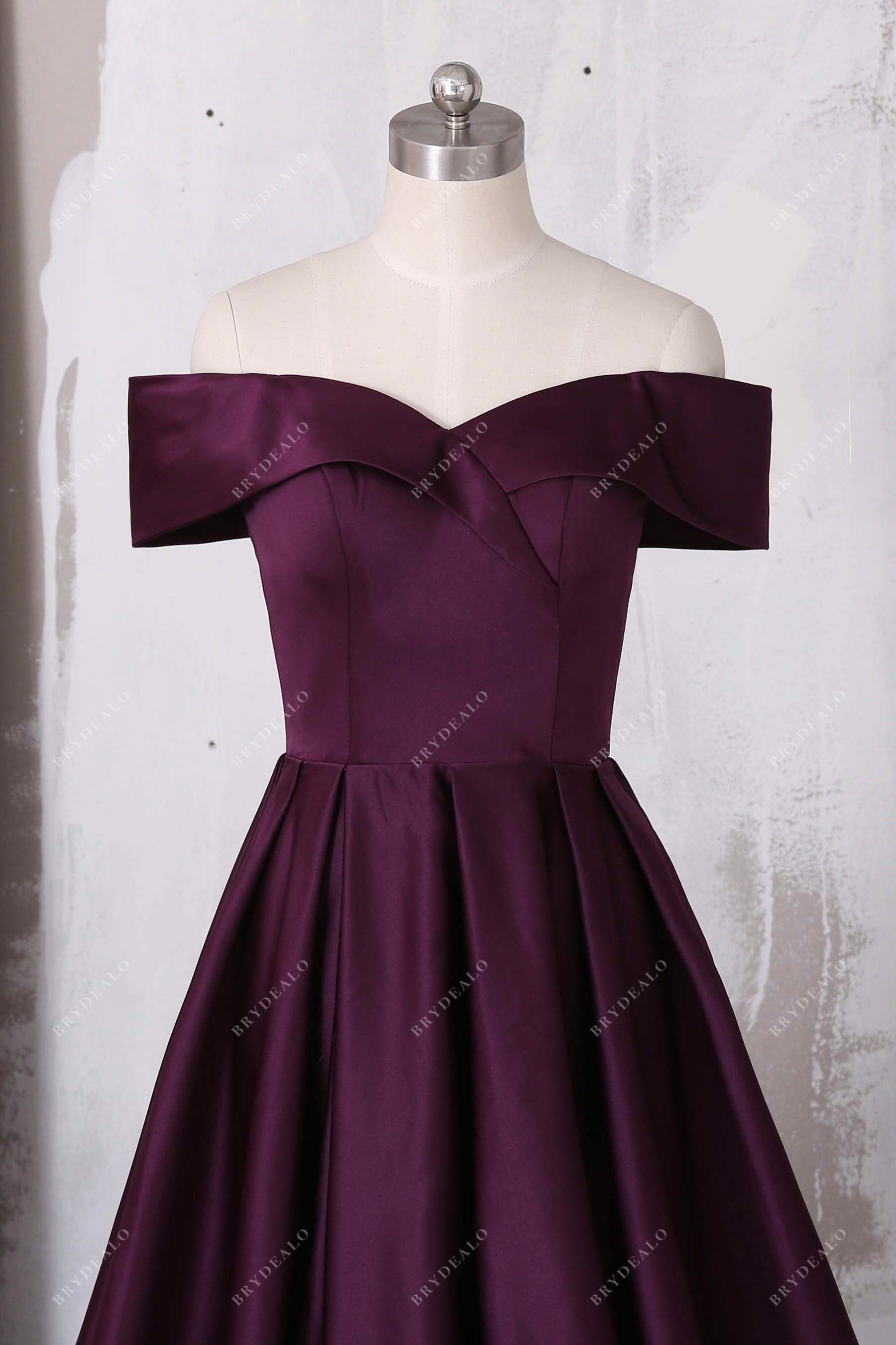 sweetheart off-shoulder prom dress