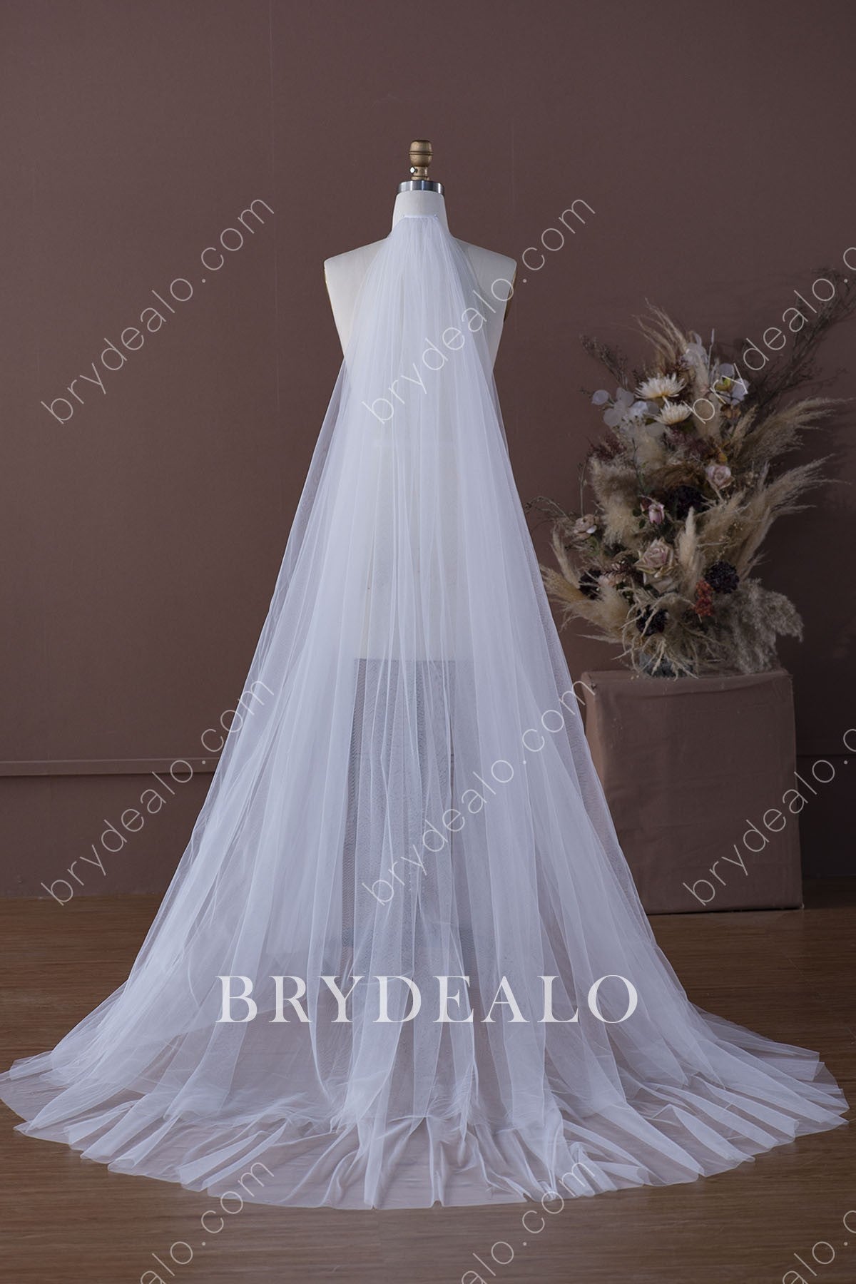 Timeless Two-Tier Chapel Length Wedding Veil