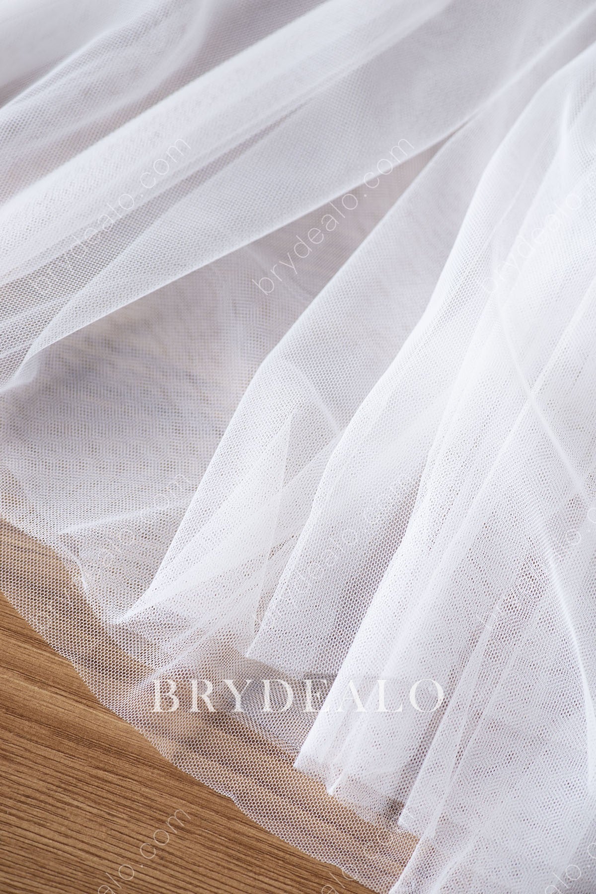 tulle bridal overskirt