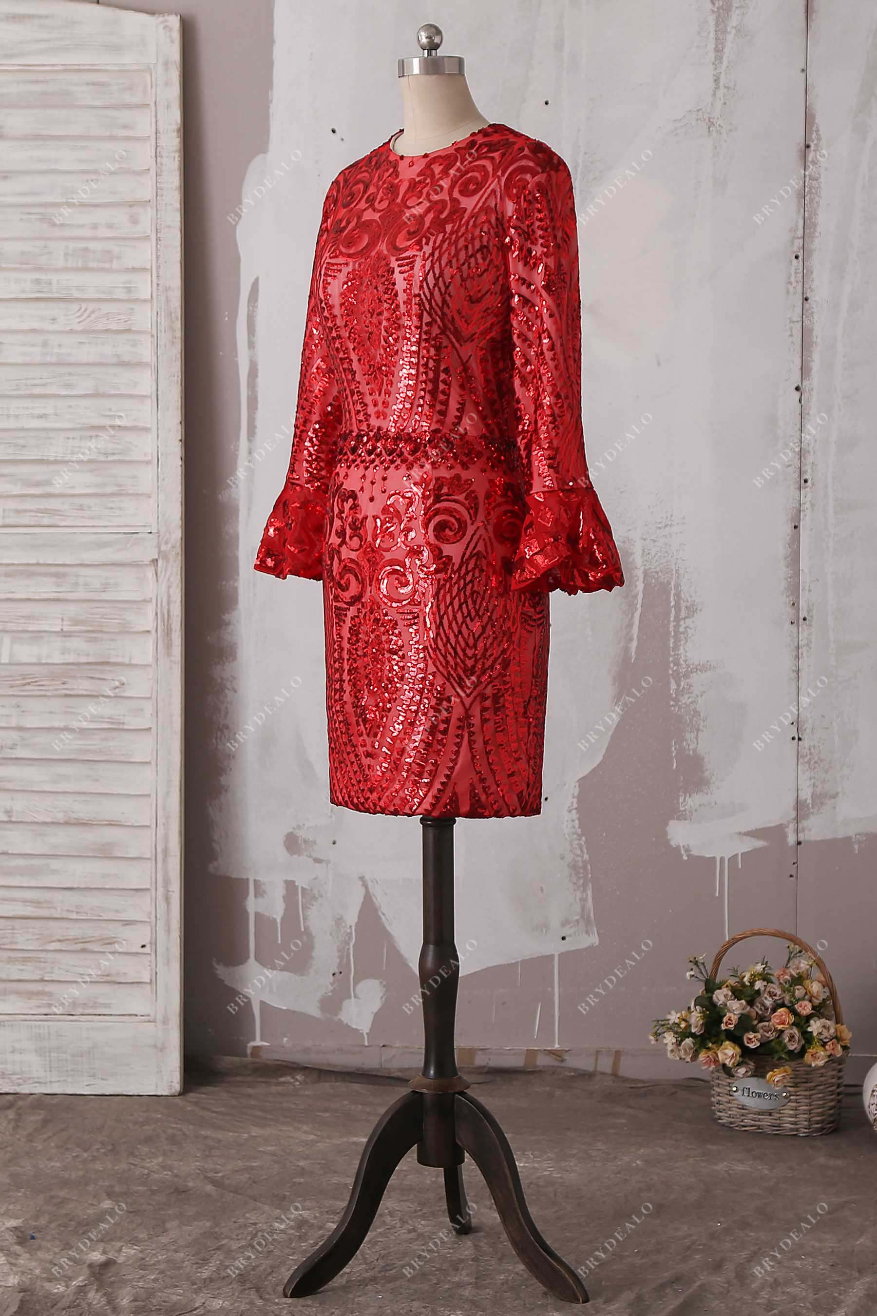 unique sequin short bodycon homecoming dress
