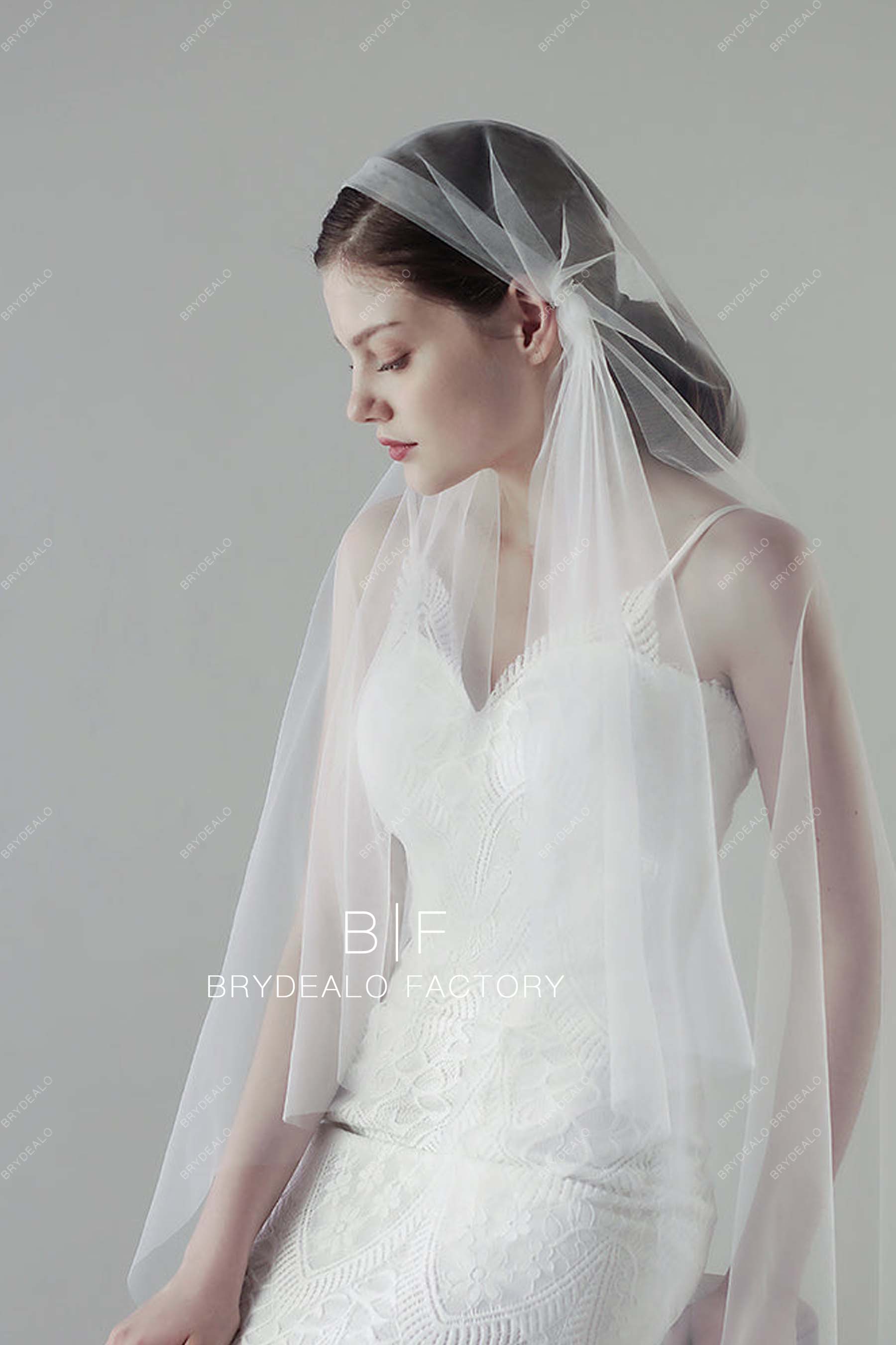 Wholesale Vintage Plain Veil