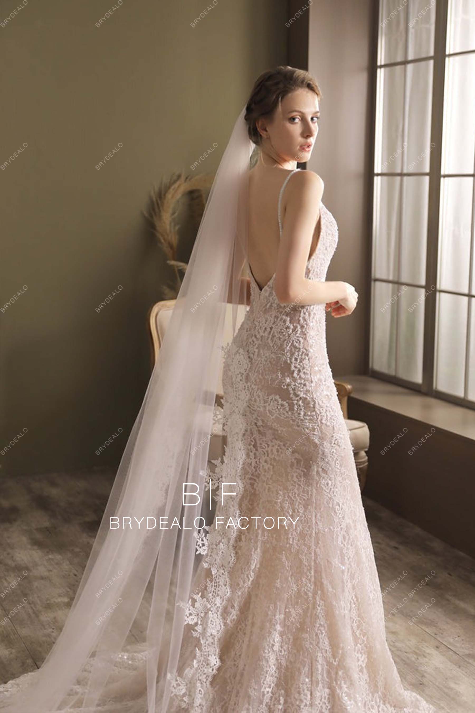 Wholesale Chapel Length Veil
