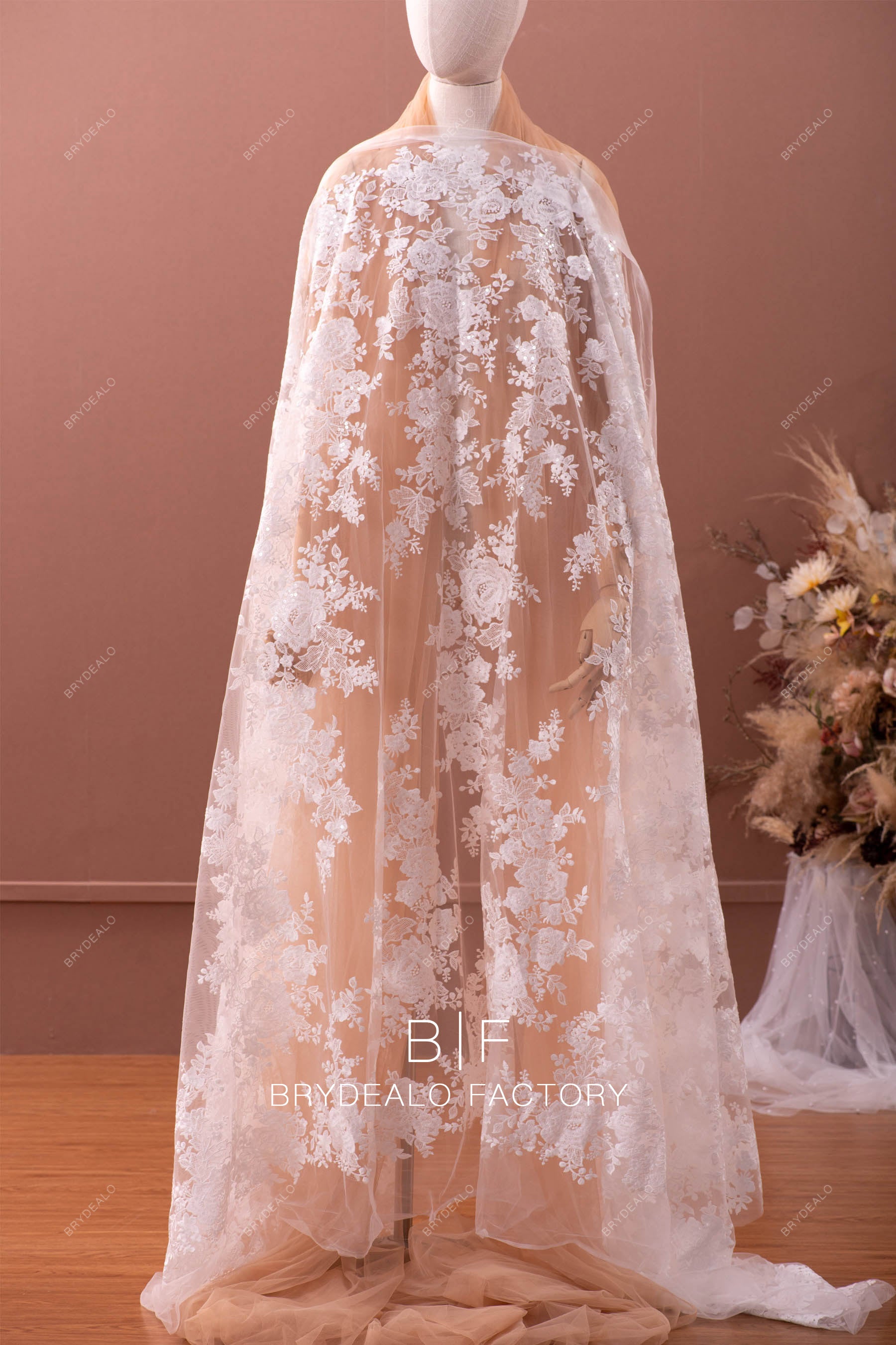 wholesale flower lace fabric