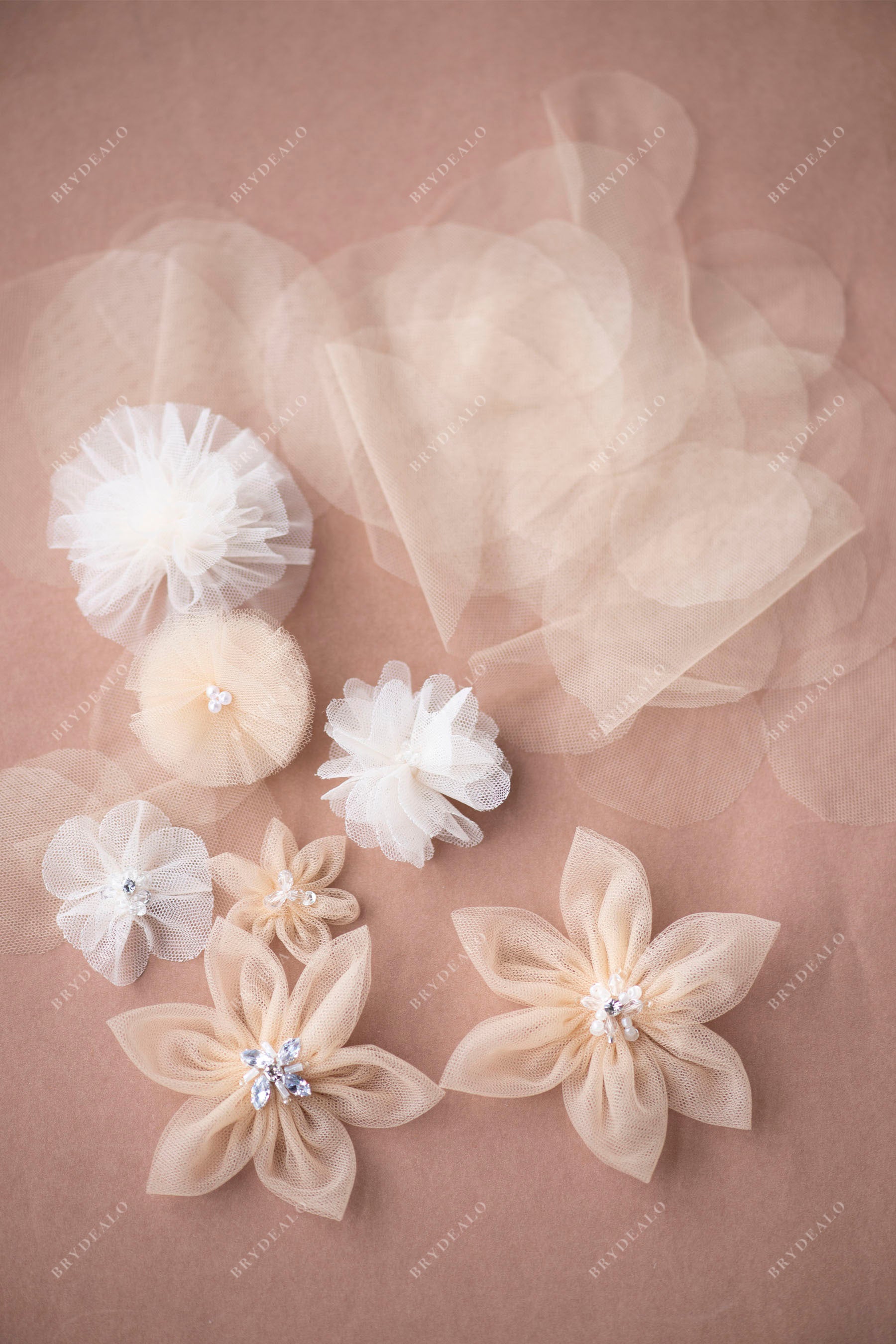 Wholesale Handmade Tulle Flowers