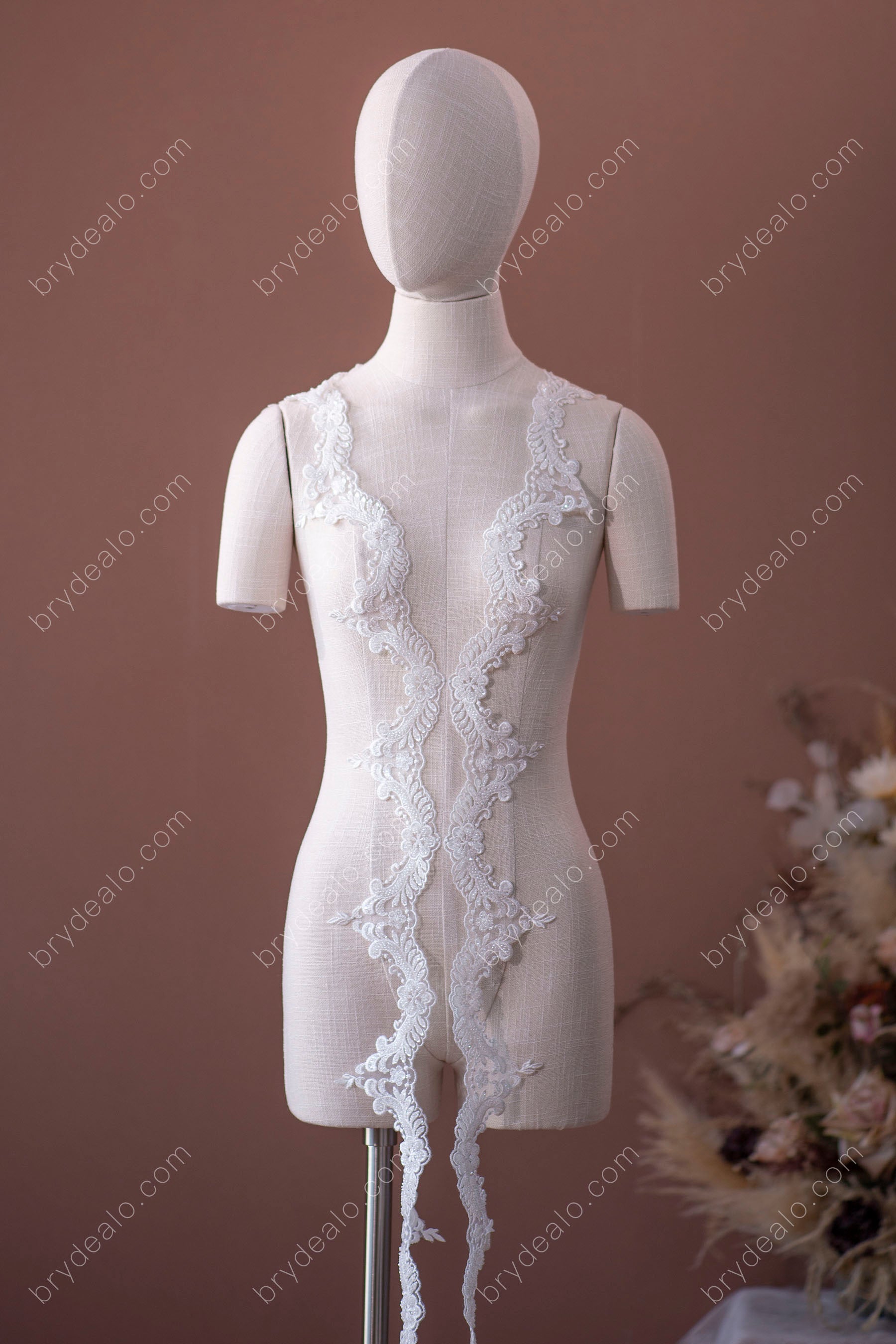 beaded trim for wedding dress Bridal Beaded Trim, Elegant Bead Lace Trim for Wedding Belt, Bridal Sash, Wedding Gown Straps, Dress Decor, Hairband, by 1 Yard