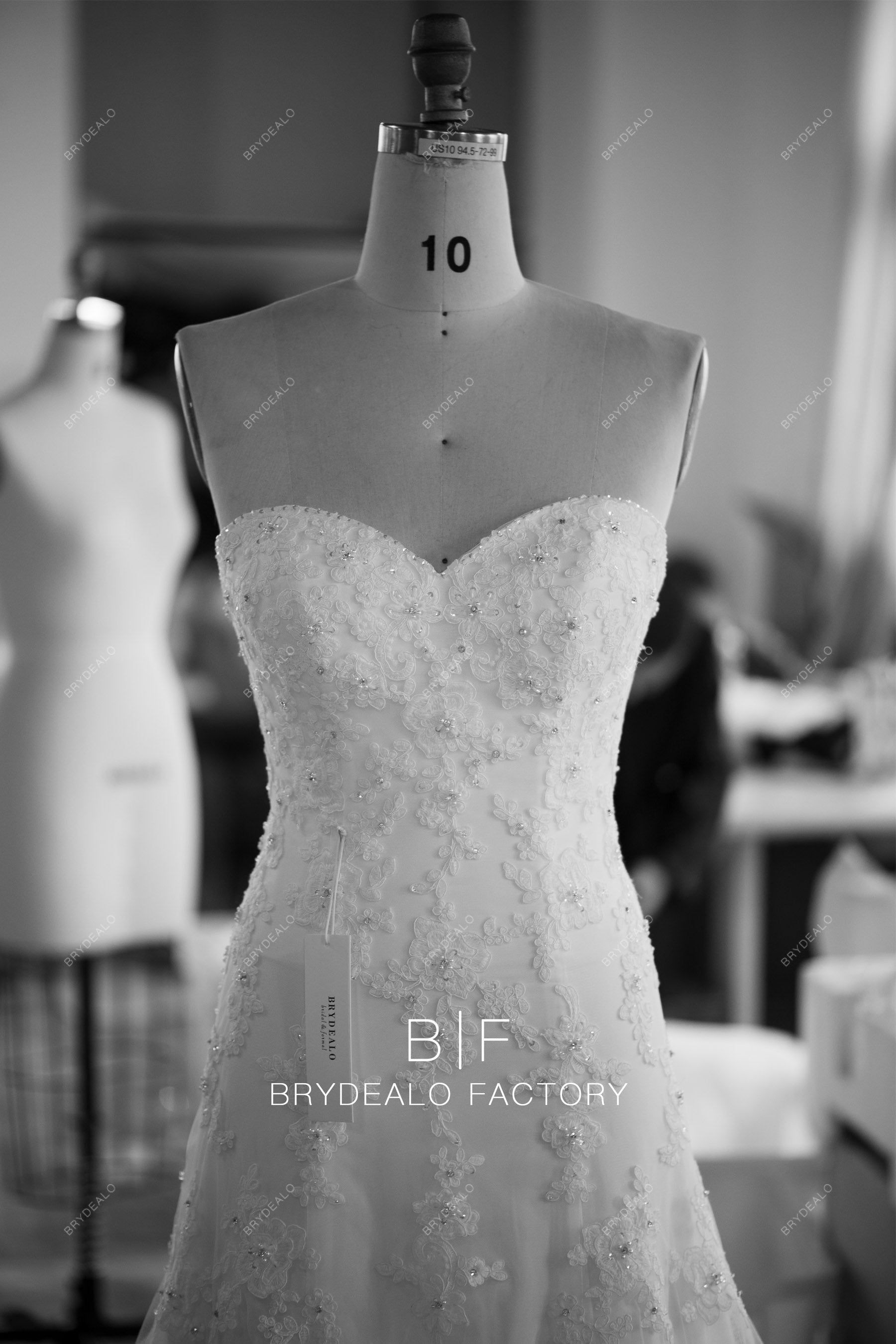 wholesale sweetheart lace wedding dress