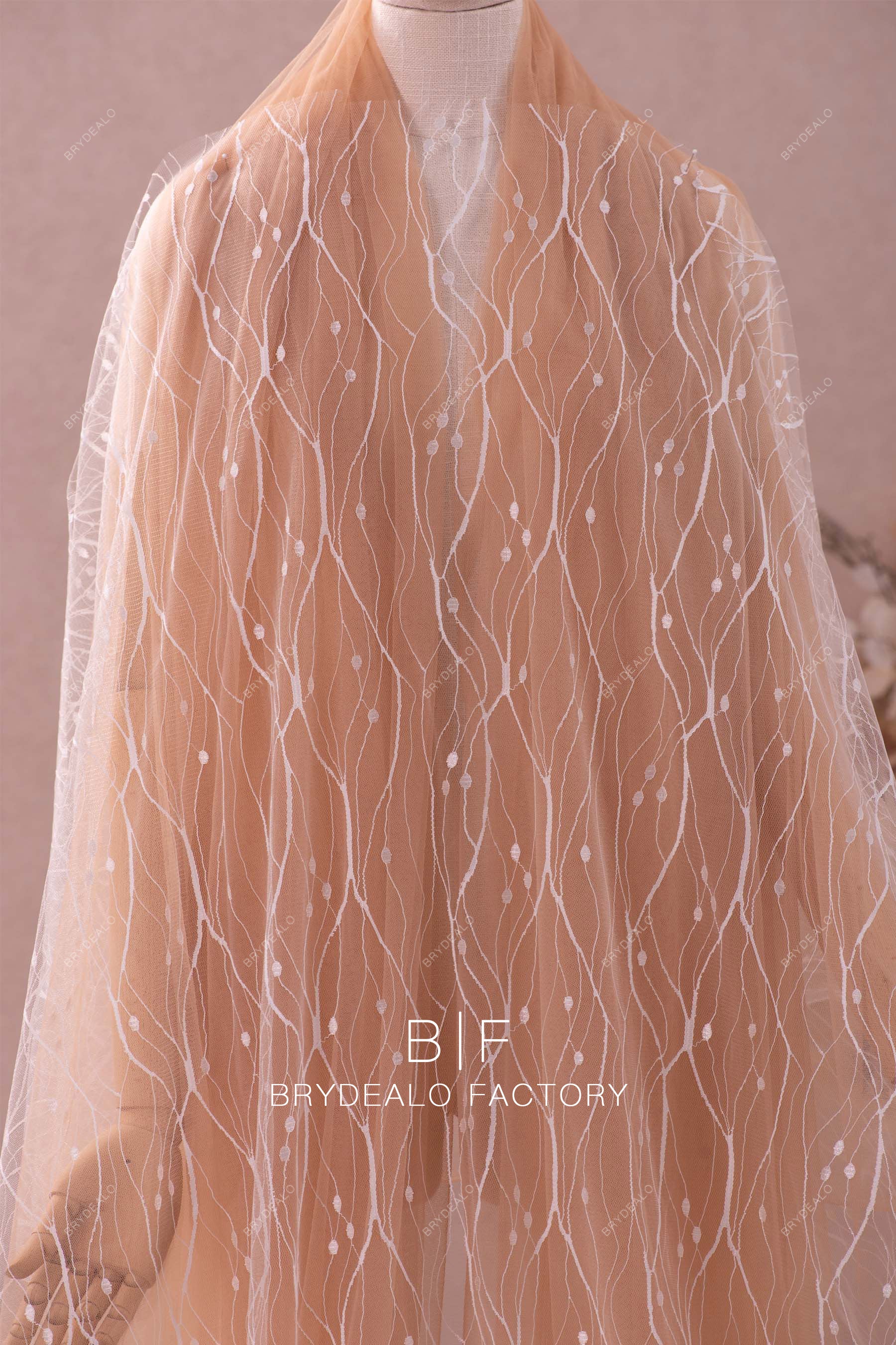 wholesale wave lace fabric