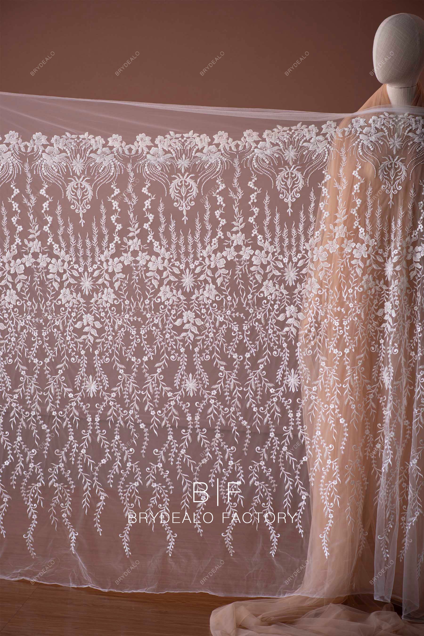wholesale wedding dress lace fabric