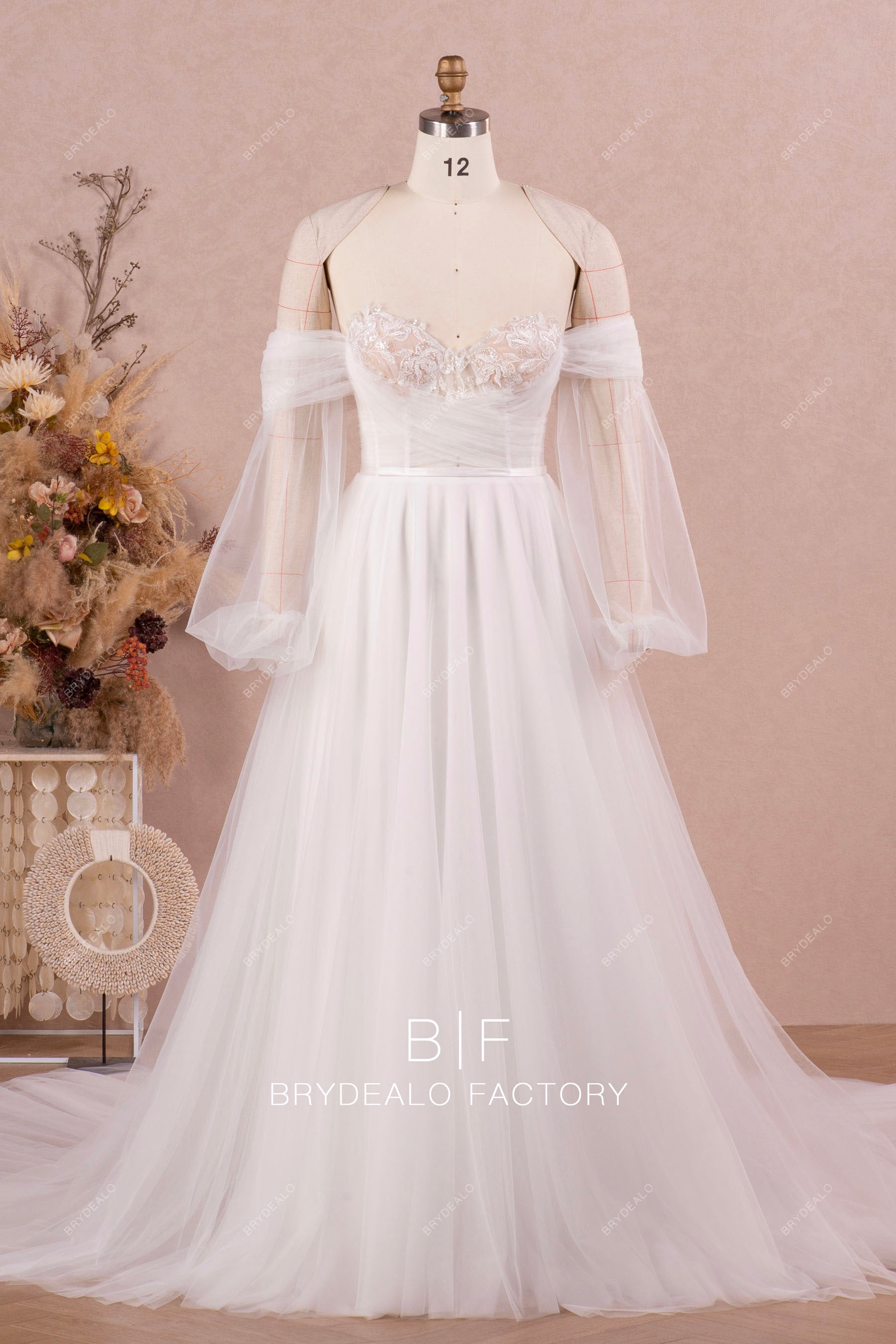 Private Label Custom Illusion Corset Wedding Ball Gown BR20231975