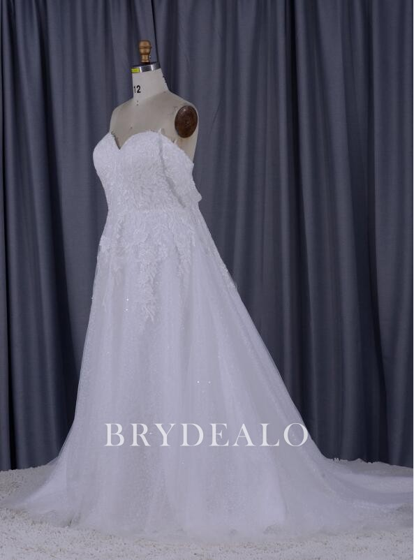 Private Label Off the Shoulder Wedding Dress