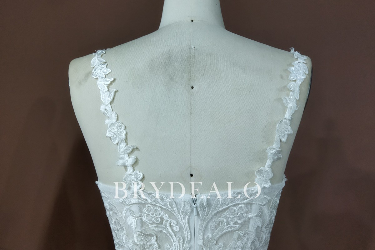 Sheer Lace Corset Bridal Dress 2103141827