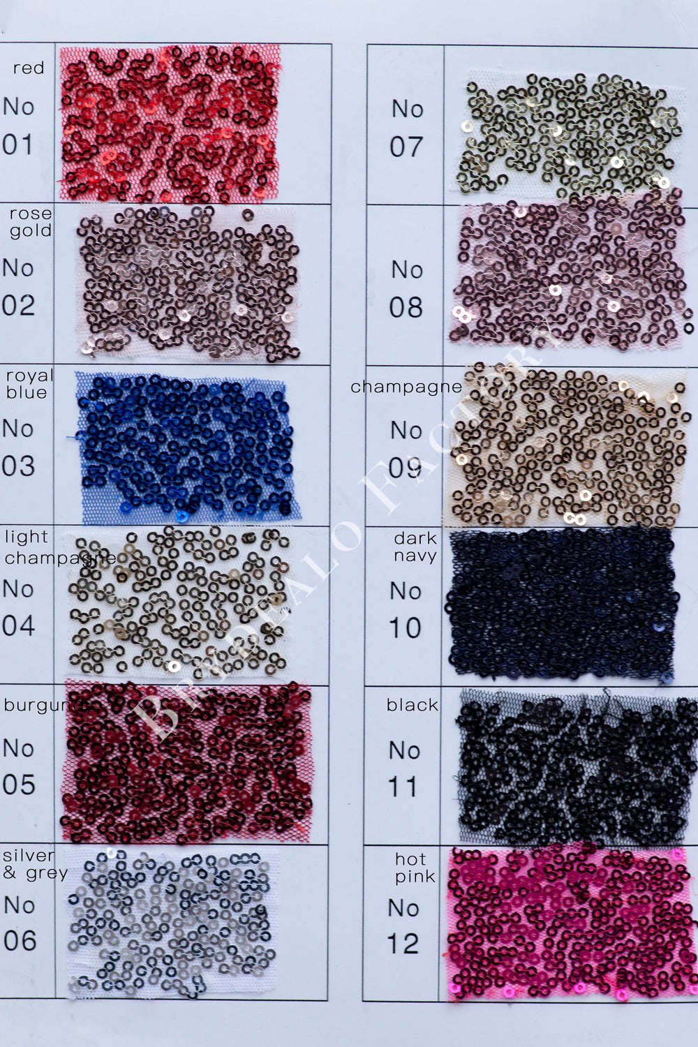Prom Chart Apparel Fabric Color Charts For Custom Wedding Dresses, Prom Formal ...