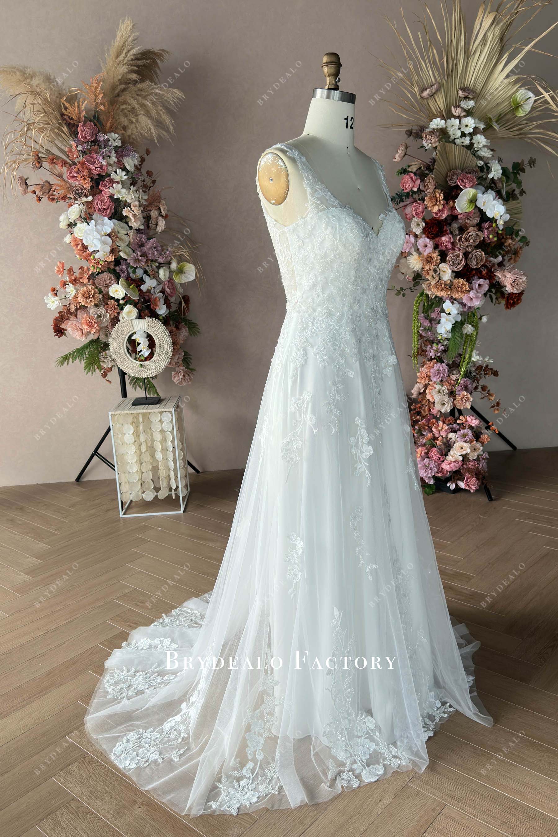 A-line wedding dress