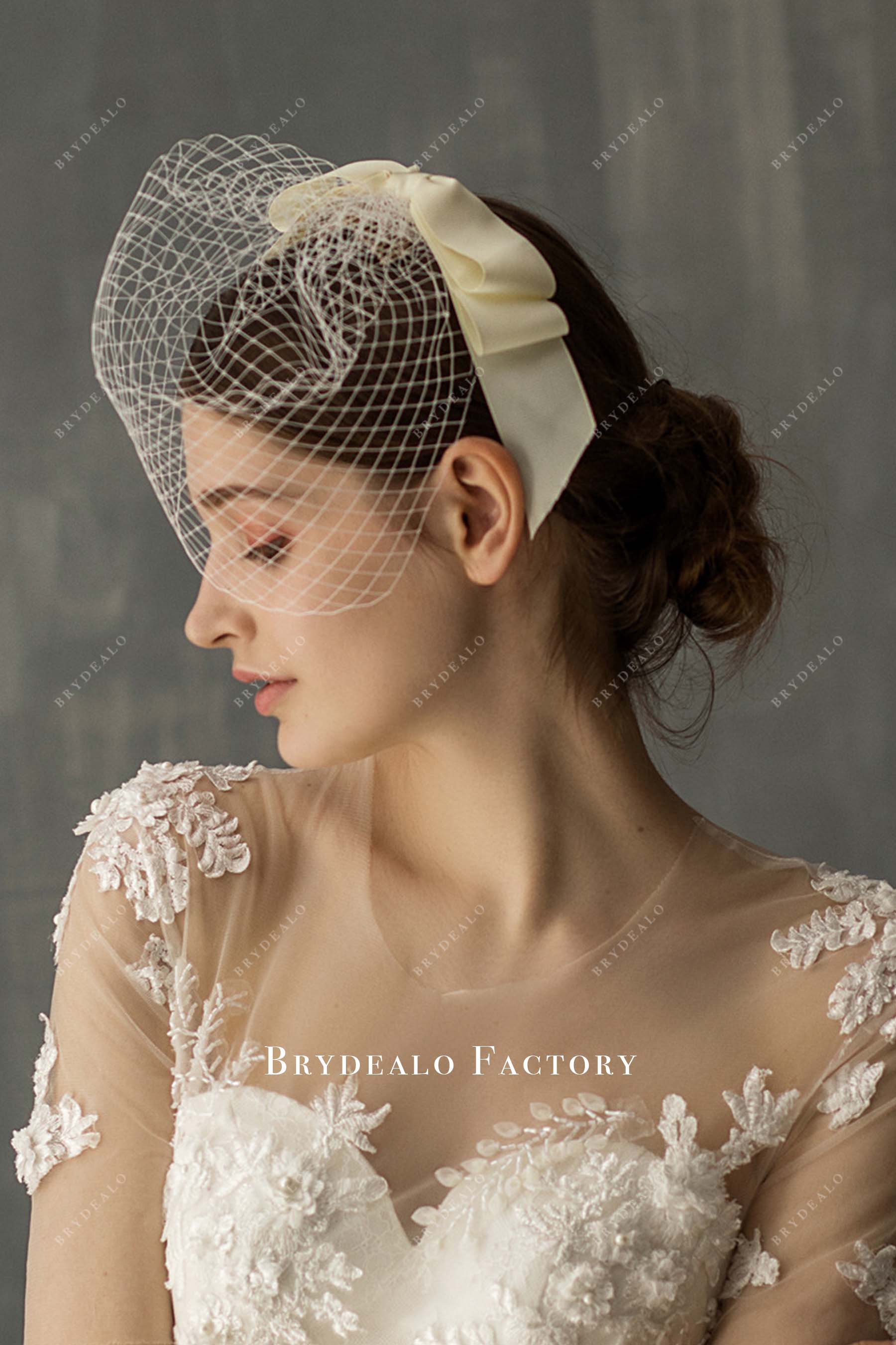 birdcage bridal veil