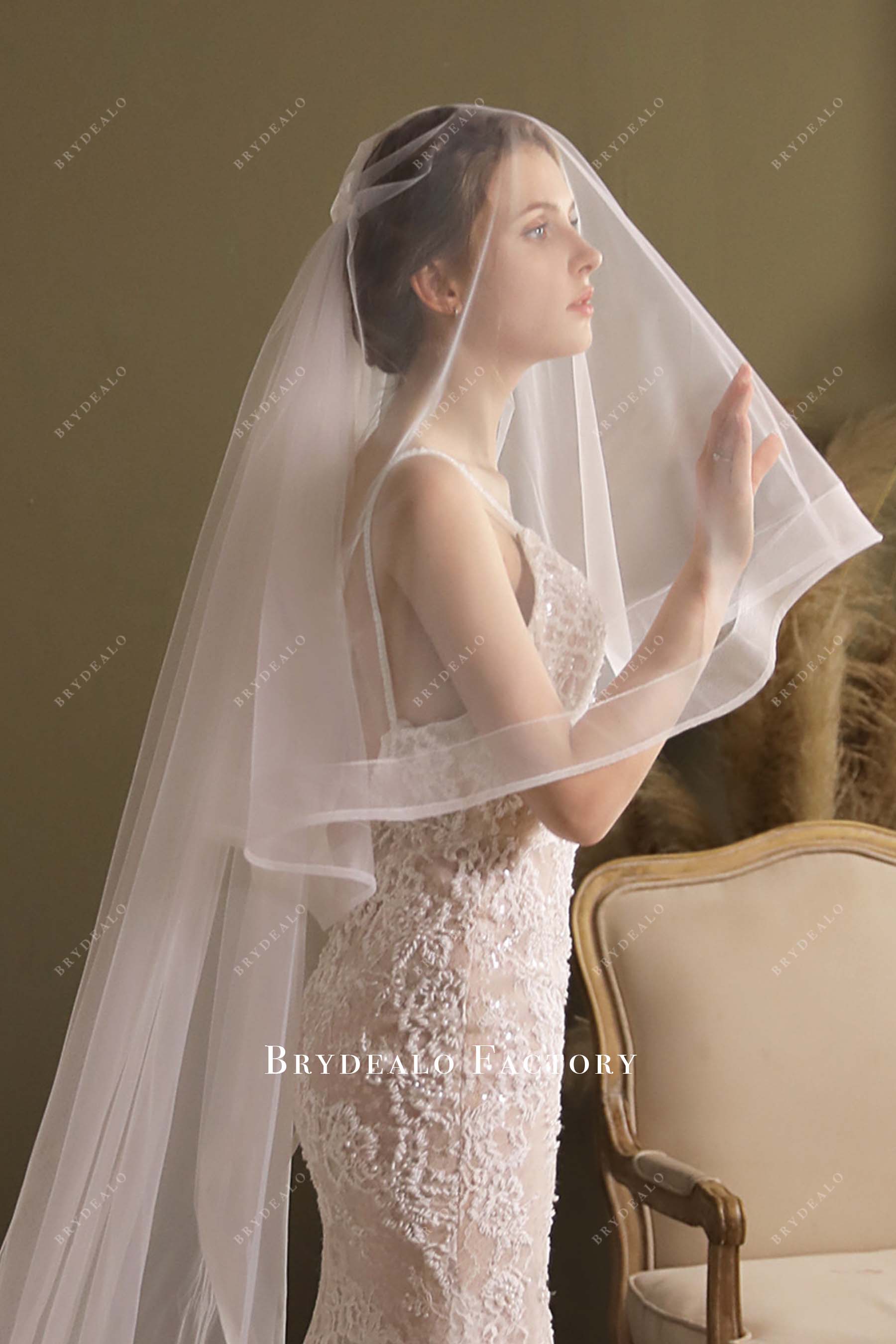 horsehair bridal veil