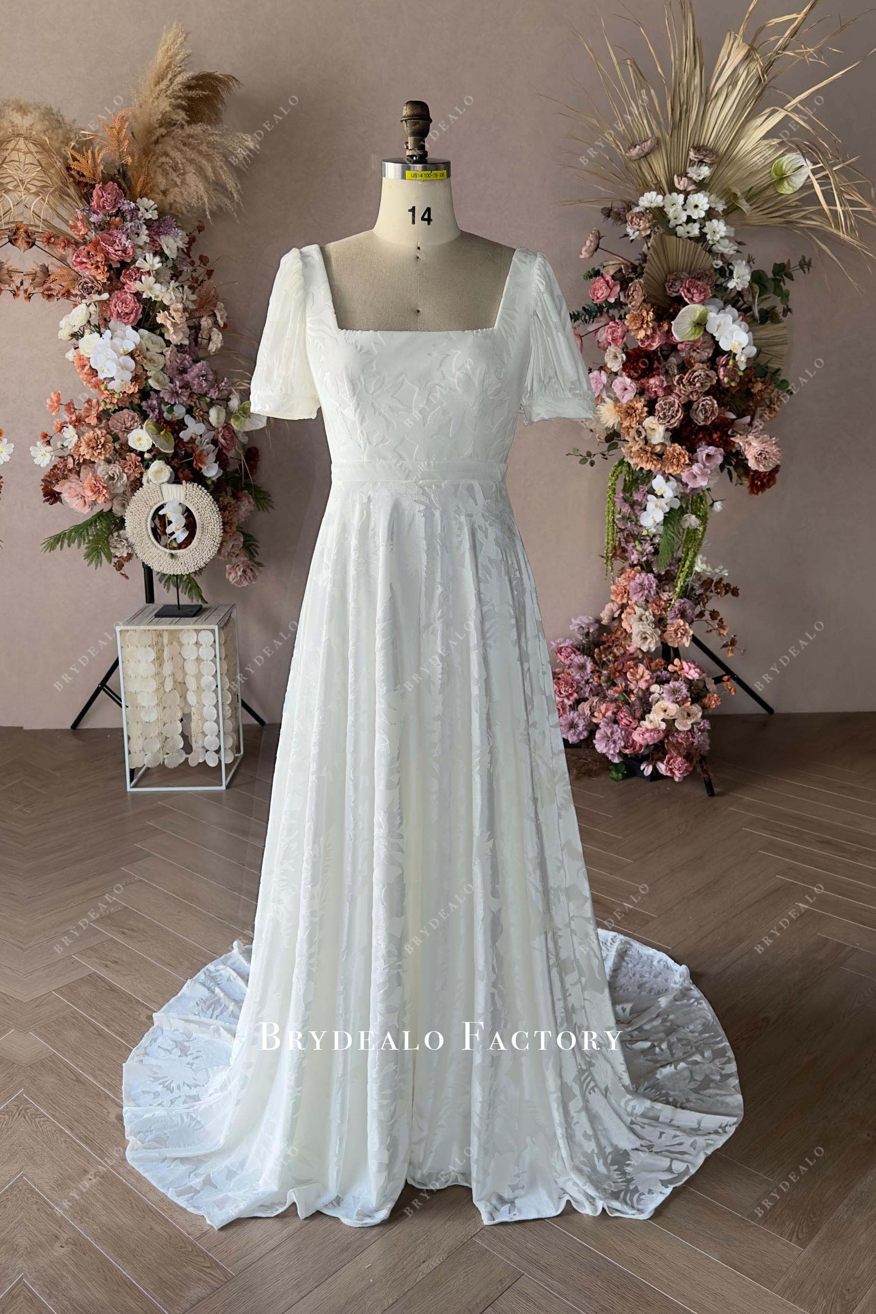 Private Label One-Piece Custom Wedding Dress