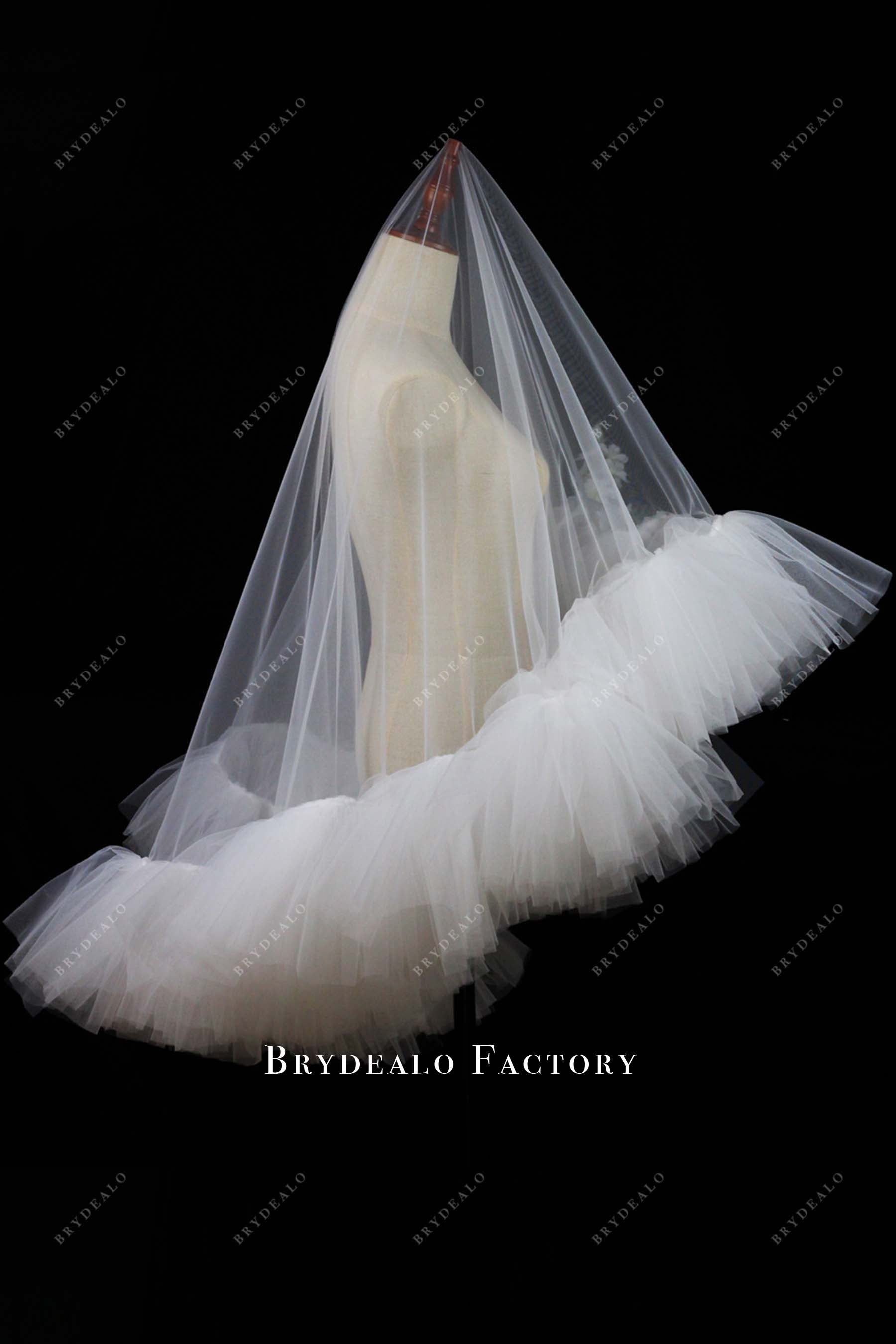 waltz length wedding veil