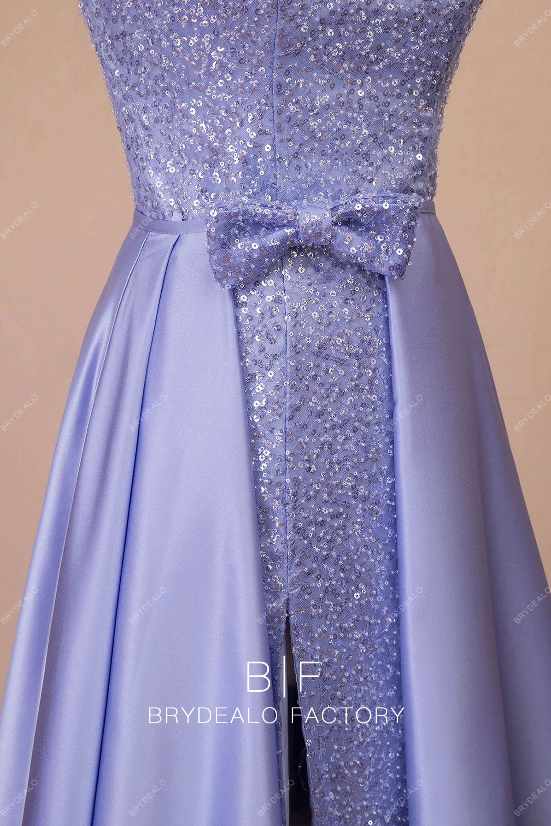 bowknot detachable overskirt