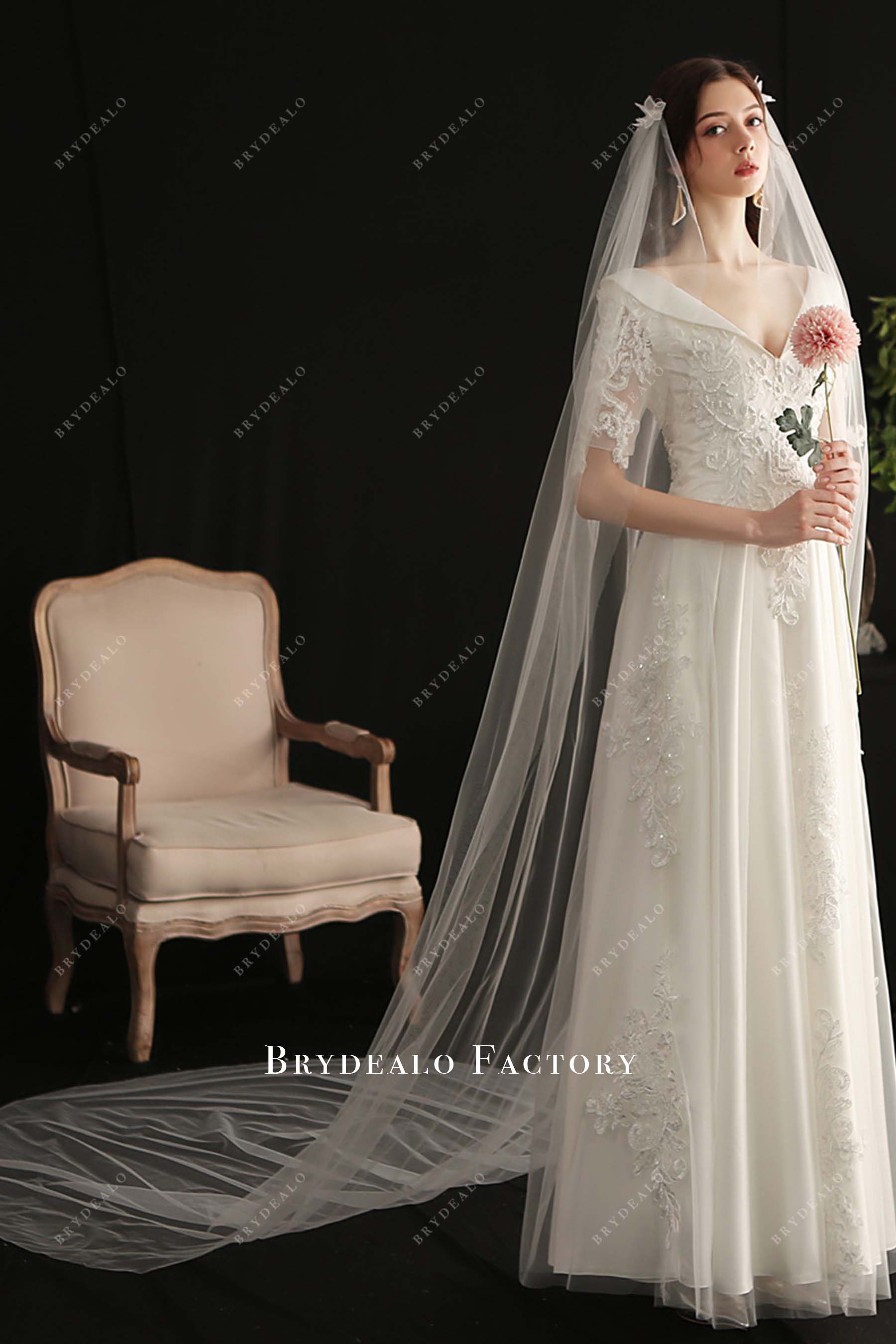 cathedral length bridal veil